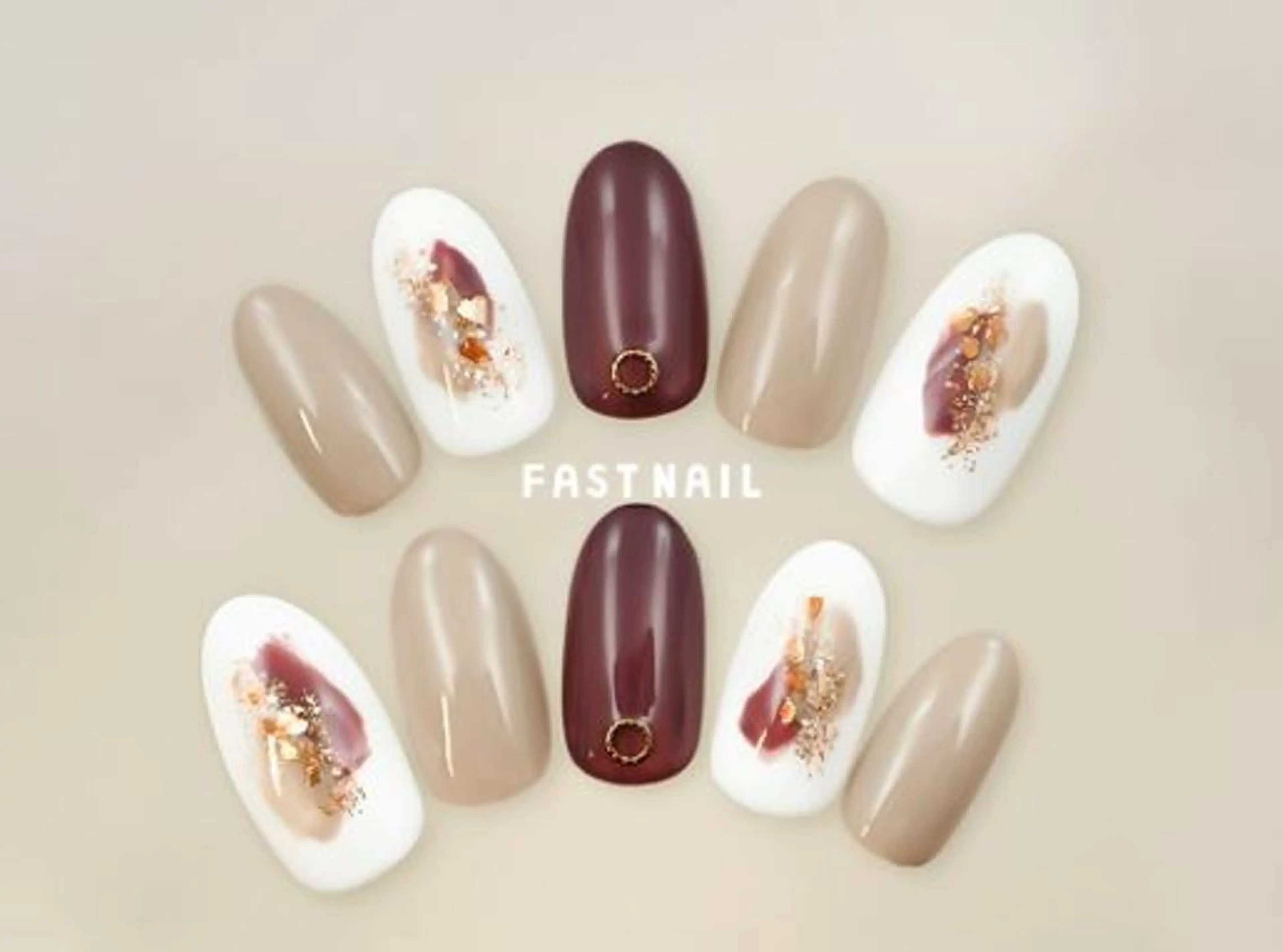 ネイル ニュアンスネイル 春ネイル FASTNAIL 立川店のネイルデザイン