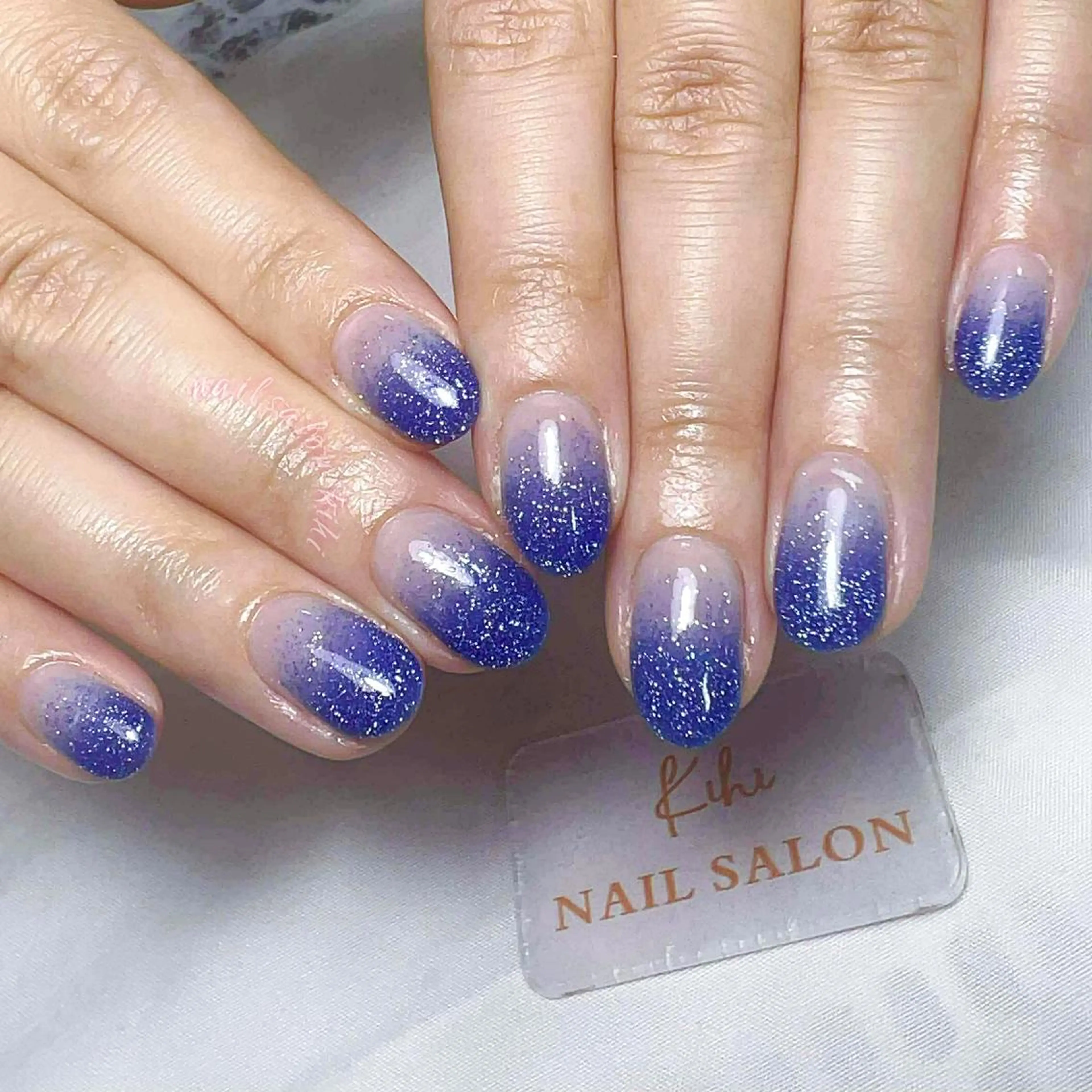 ネイル ハンドネイル ユリ🎀長さだし/ パラジェル/持ち込みのネイルデザイン