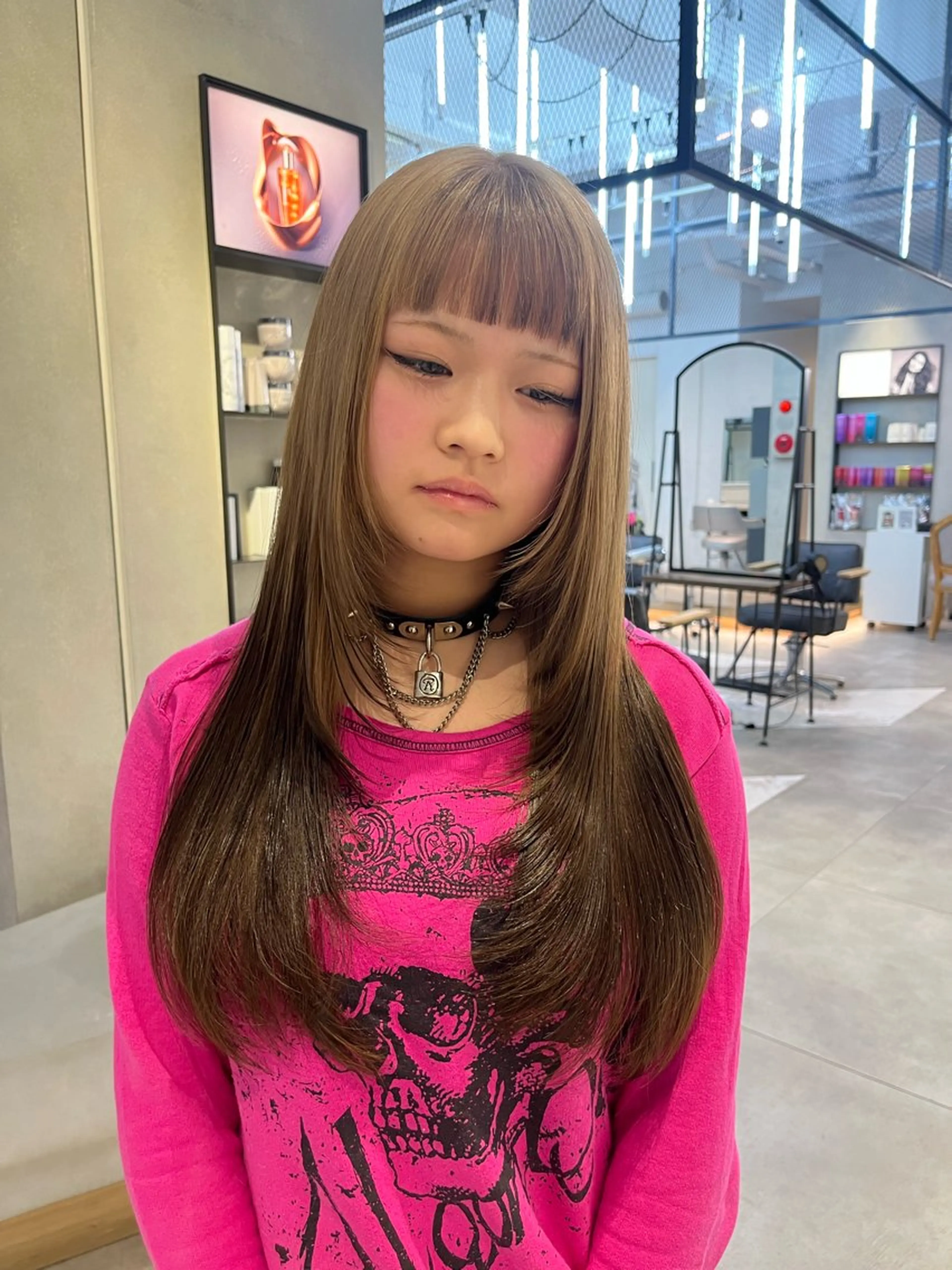 ロング 顔まわりレイヤー レイヤーカット 吉祥寺/個性派/ kazuha🩰のヘアスタイル