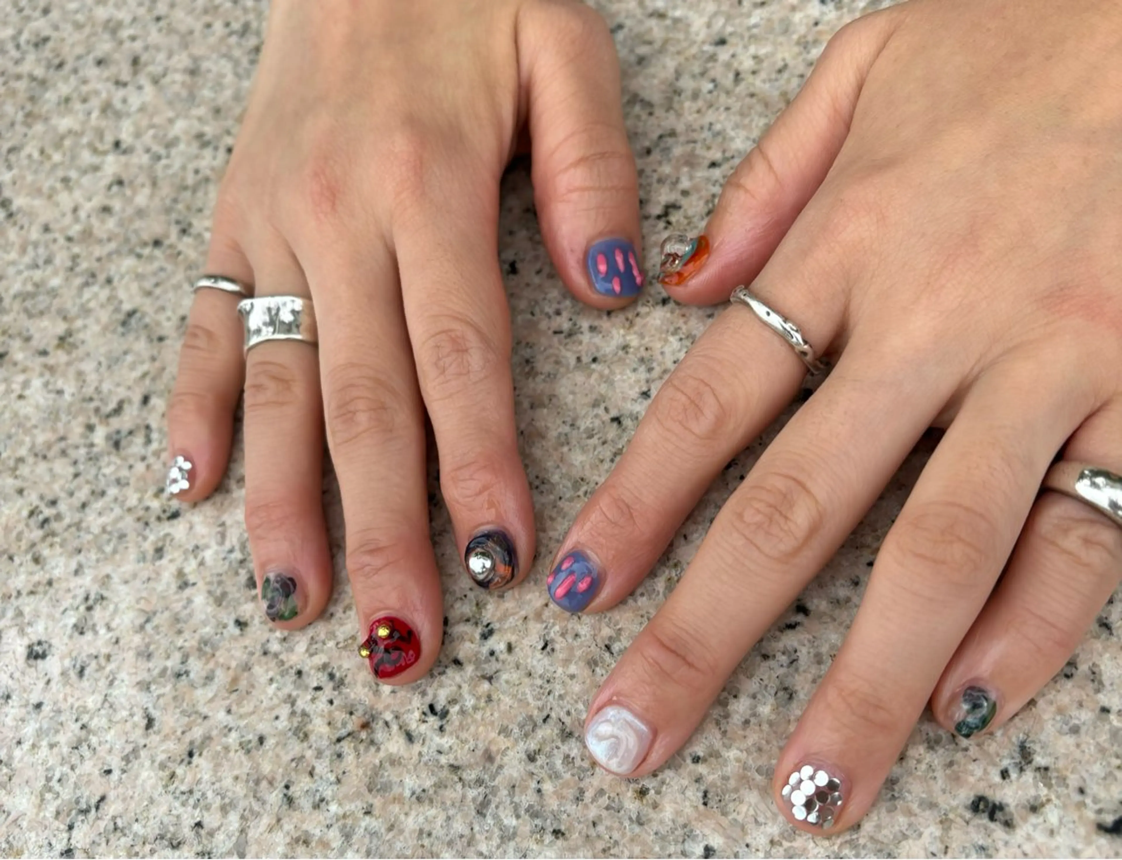 ネイル ハンドネイル フットネイル 🍐 ひろみのネイルデザイン