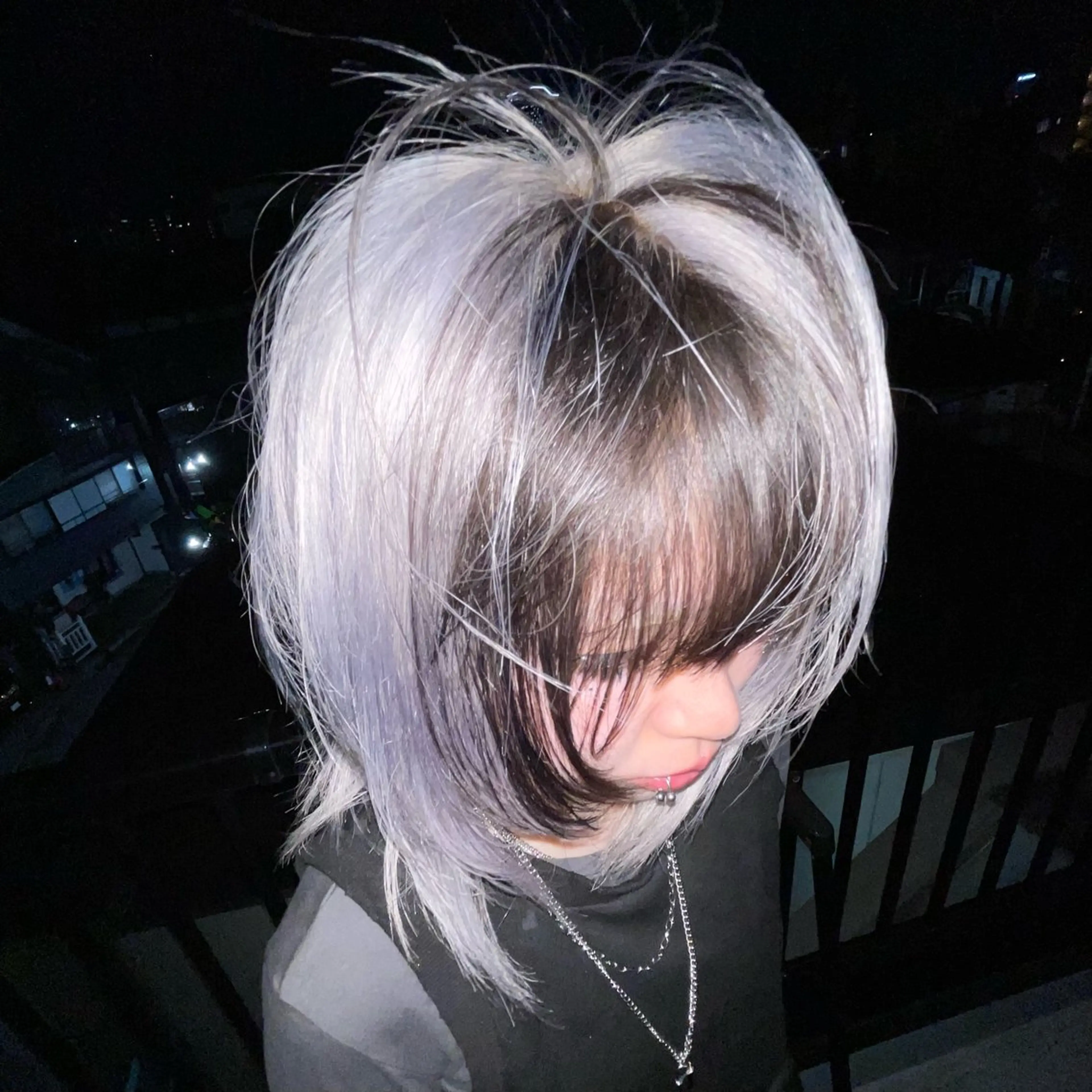 ミディアム カラー カット ヘアカラー 🍭ハイトーン/レイ ヤーカット🍭チャンのヘアスタイル