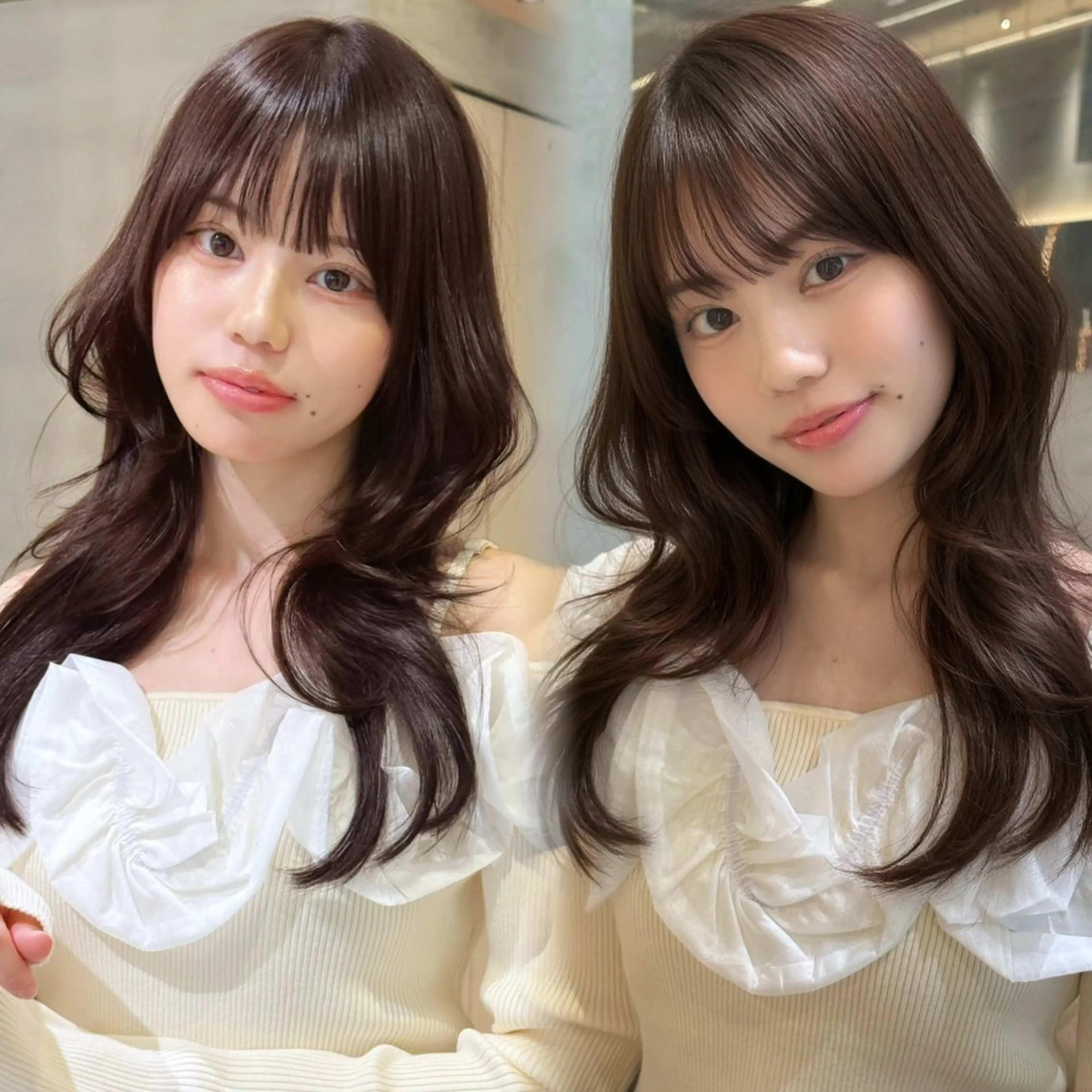 ロング 韓国風ヘア レイヤーカット カット ヘアカラー トリートメント 韓国ヘア🇰🇷／艶 カラー🫧/木村和生のヘアスタイル