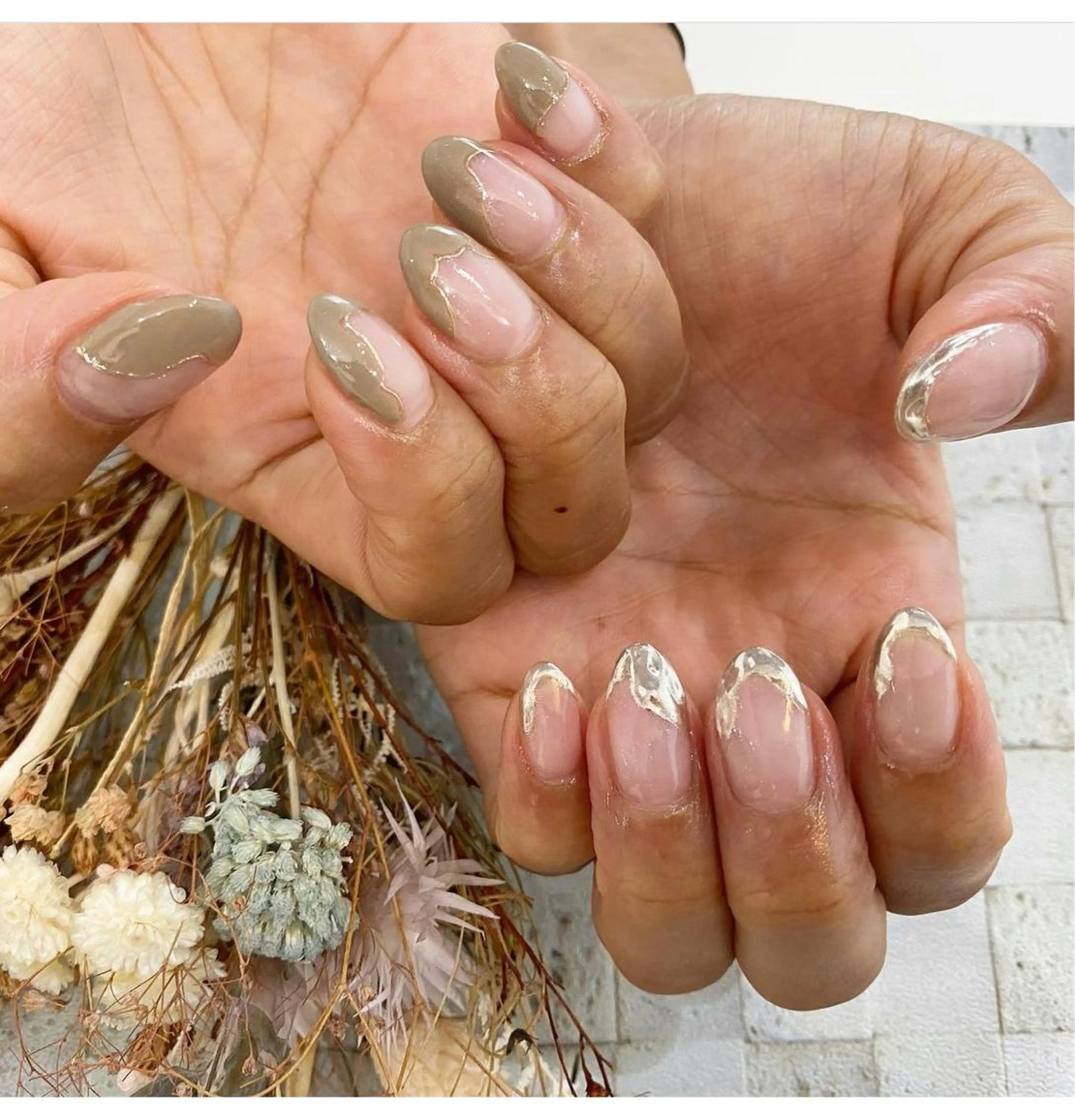 ネイル ミラーネイル 樋口 さやかのネイルデザイン