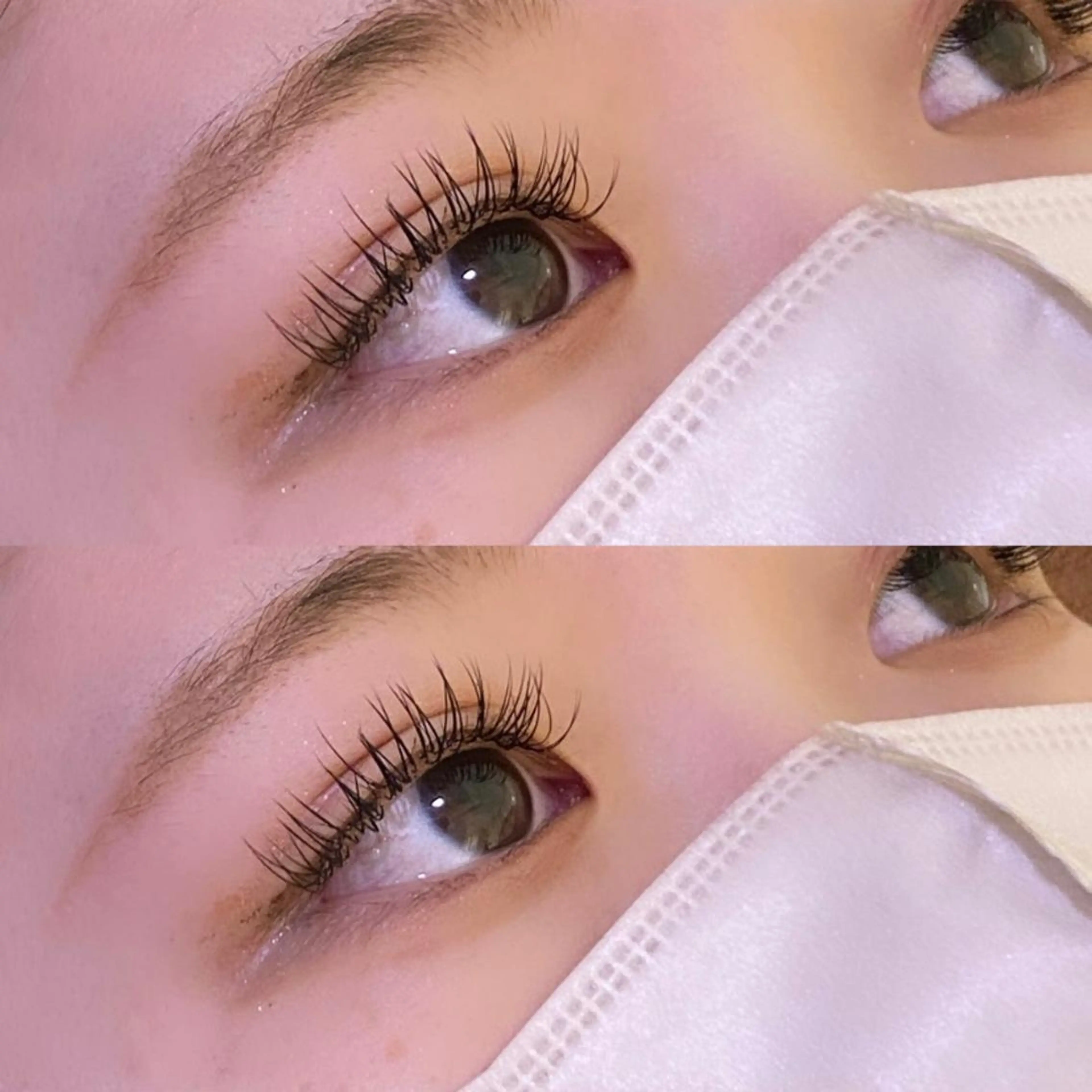 更にぱっちり目にしたい方！【パリジェンヌラッシュ+まつエク120本】の写真