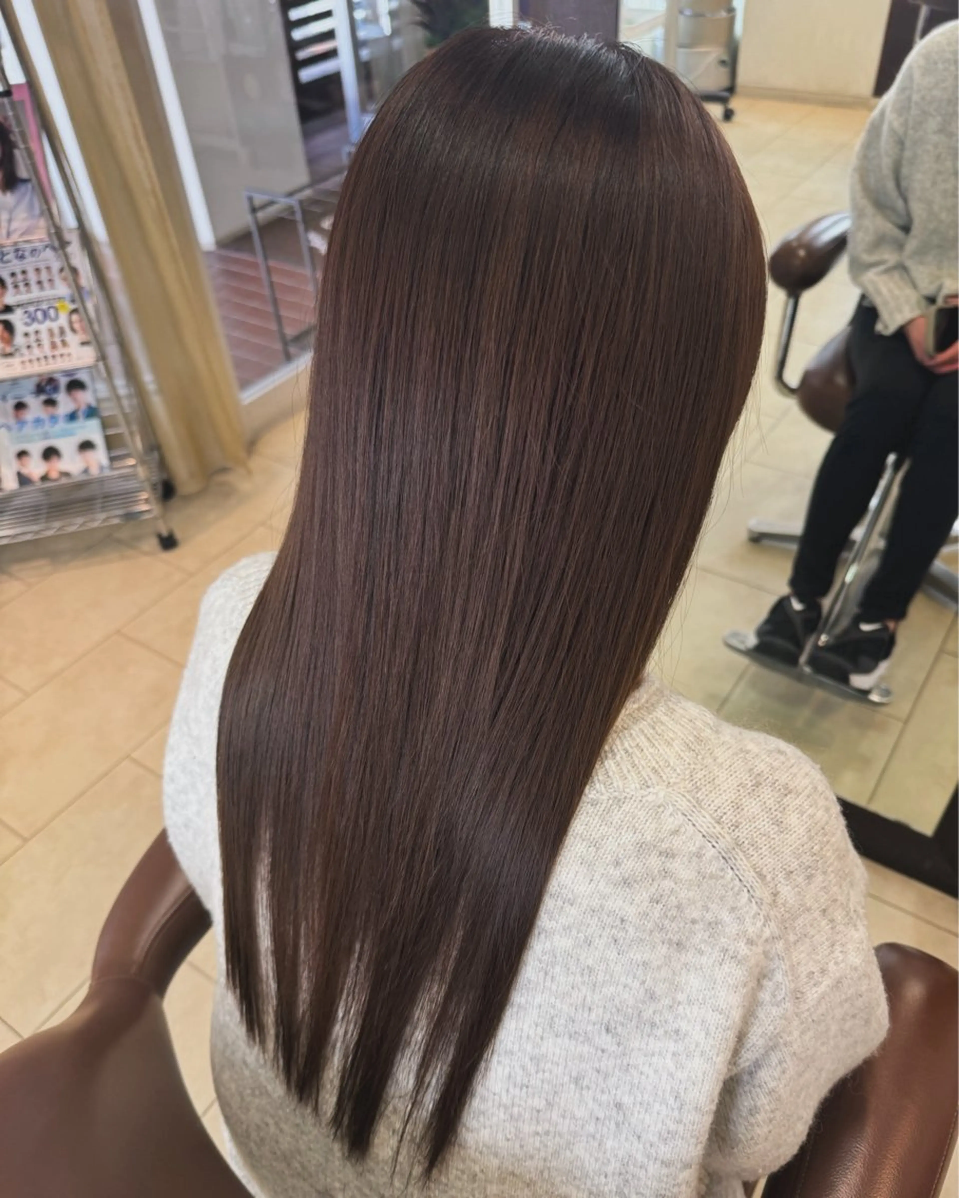 ロング カラー 西村 亜弥のヘアスタイル