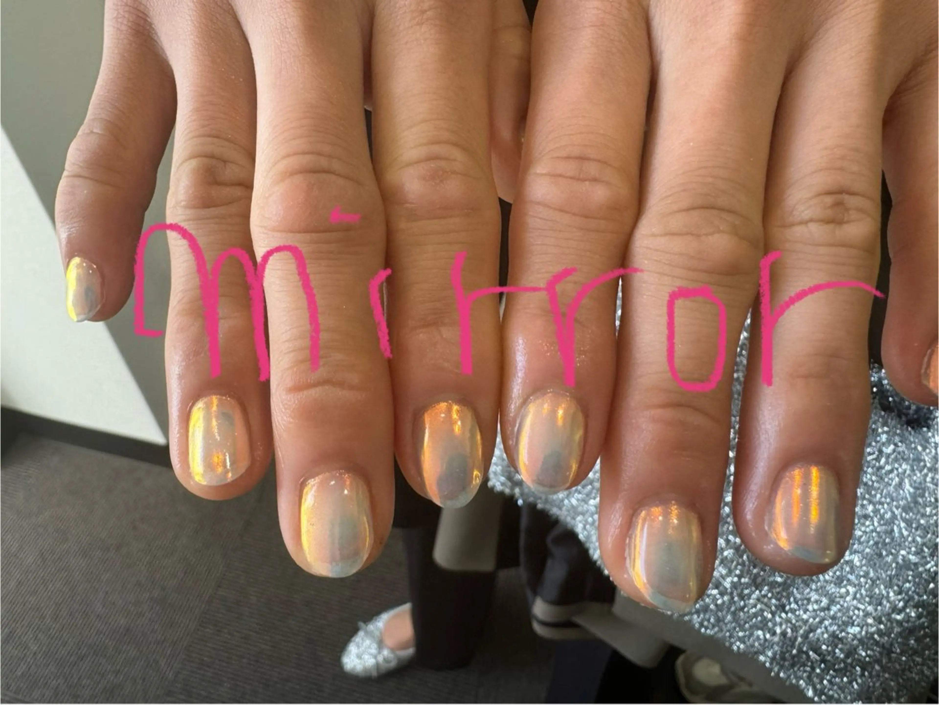 ネイル ミラーネイル tsumeasobi所属・tsumeasobi 🪬macoのネイルデザイン