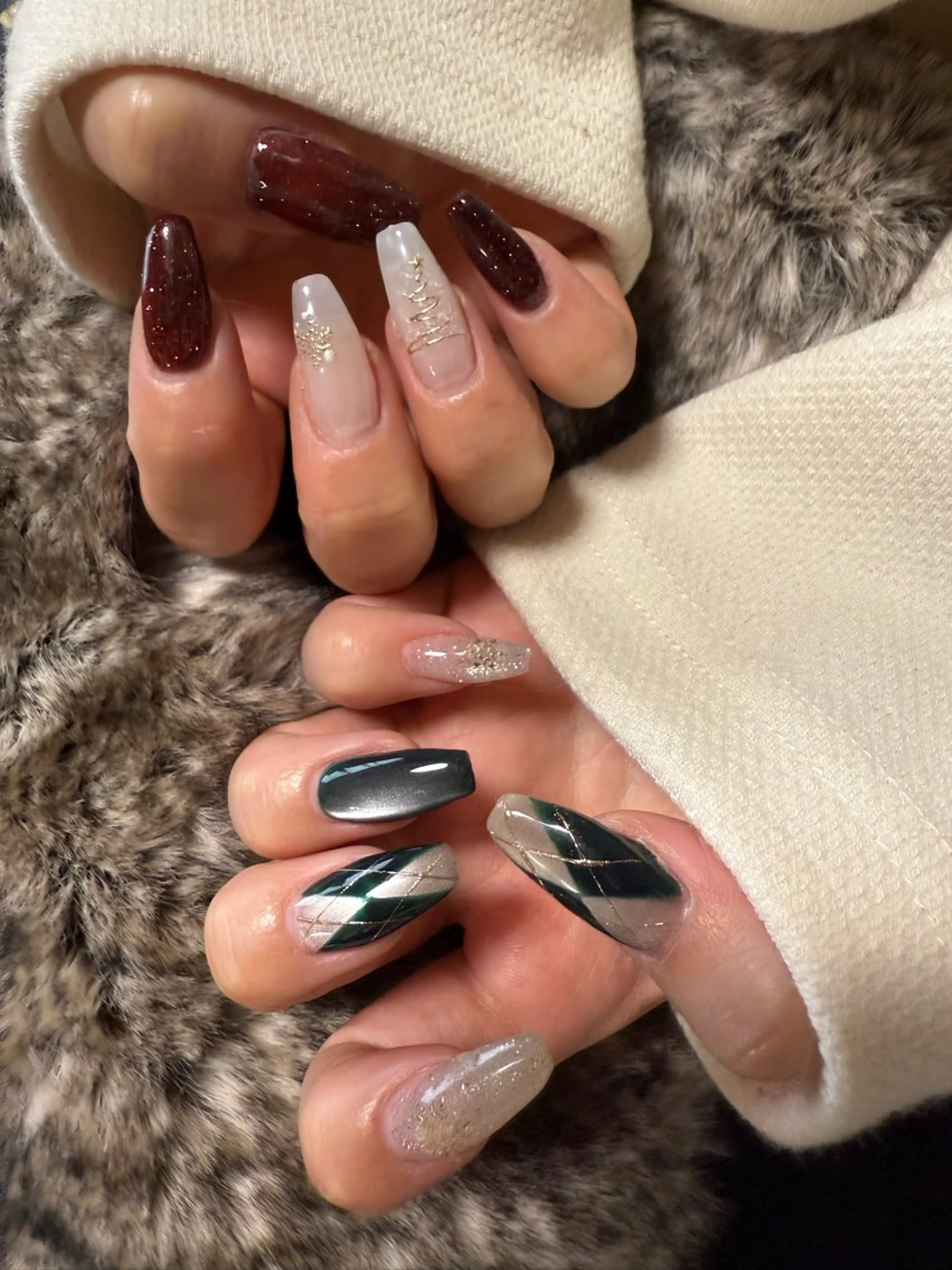 ネイル フラッシュネイル フットネイル フレンチネイル 韓国ネイル マグネットネイル ハンドネイル SAKU  nail[サクネイル]所属・SAKU nail 作島茜のネイルデザイン
