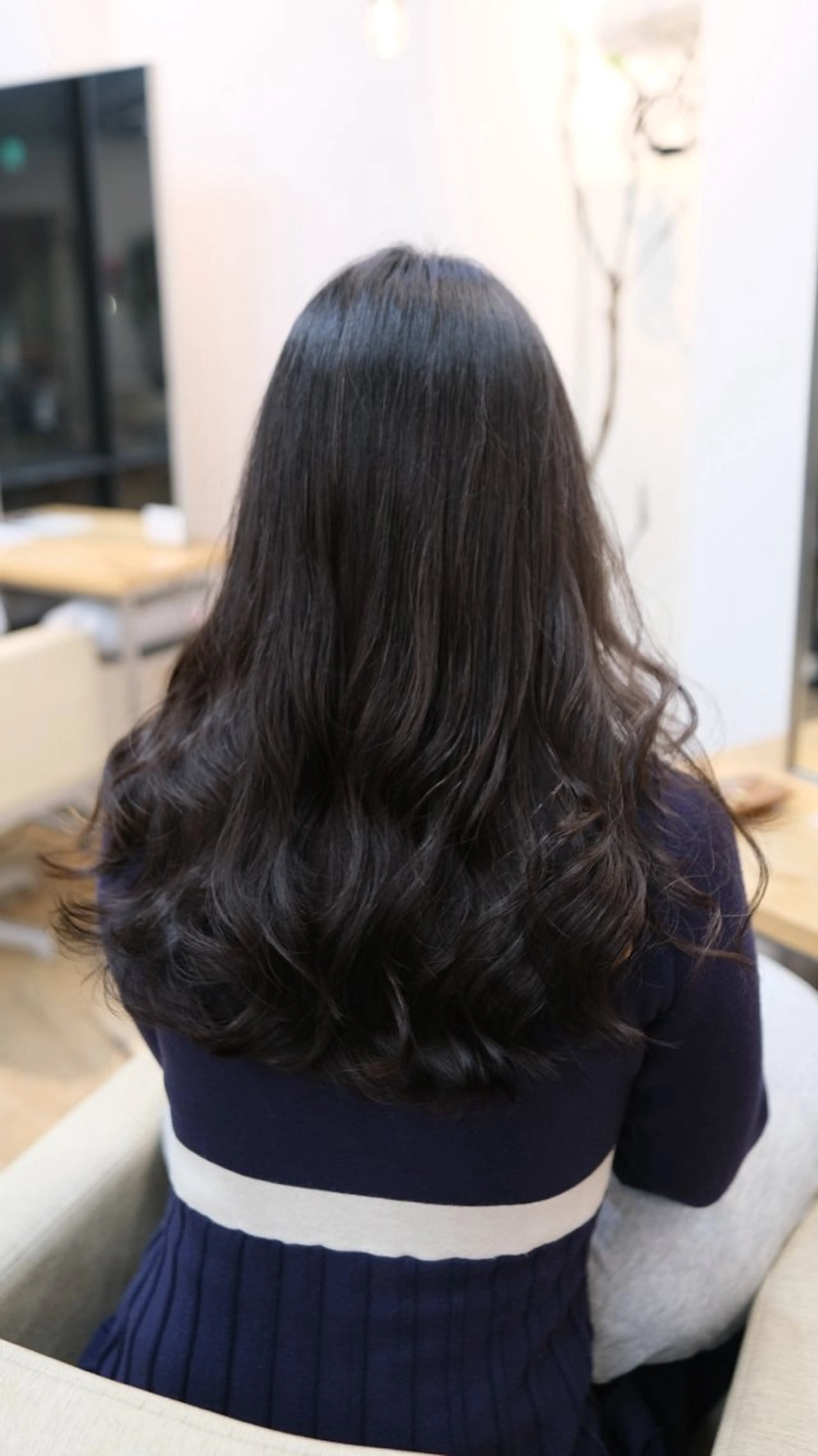 ロング パーマ 韓国風ヘア デジタルパーマ カット パーマ BELO/ yuzuのヘアスタイル