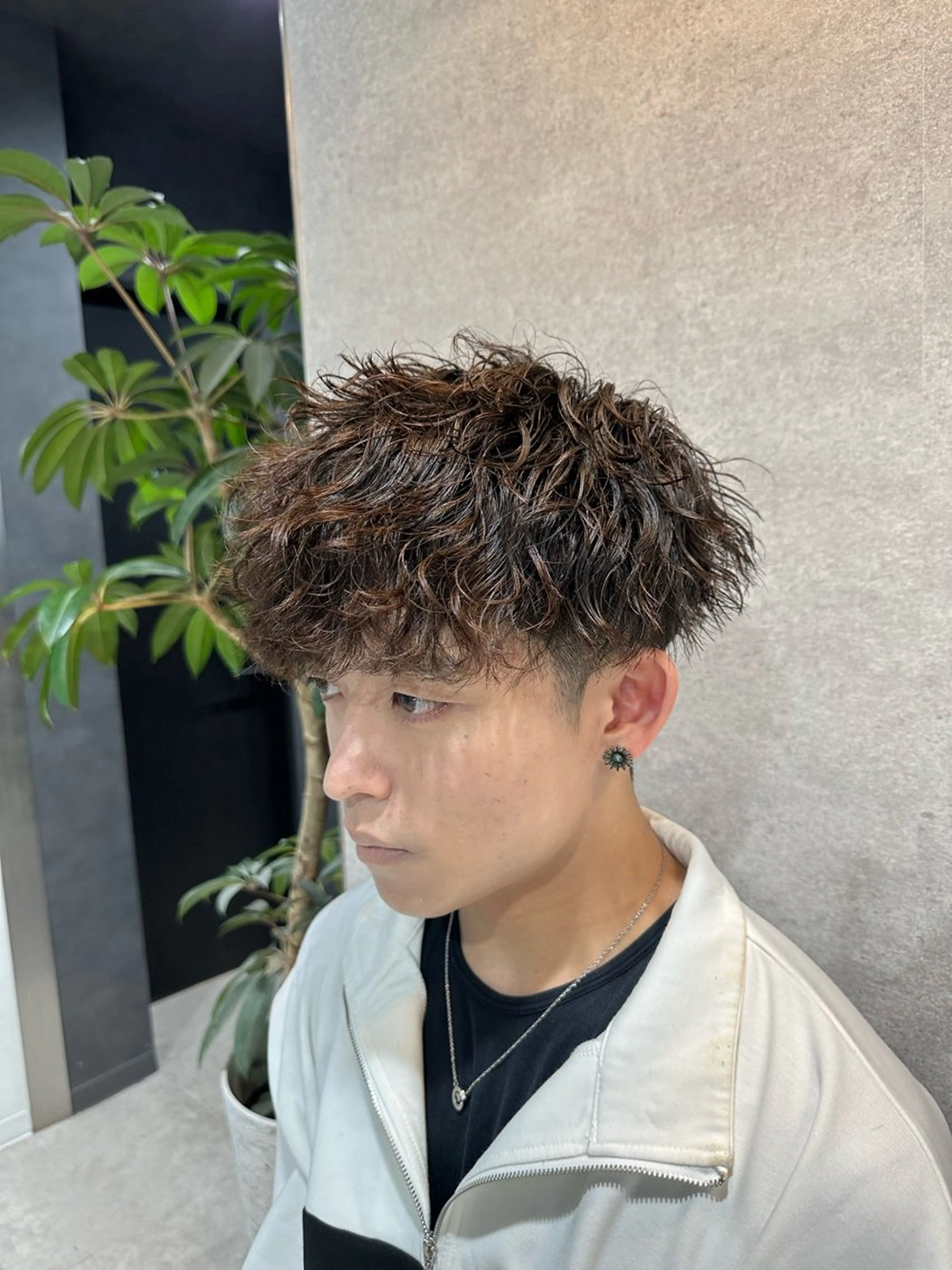 パーマ メンズ カット パーマ メンズパーマ全般/ 似合わせ/ジョウのヘアスタイル