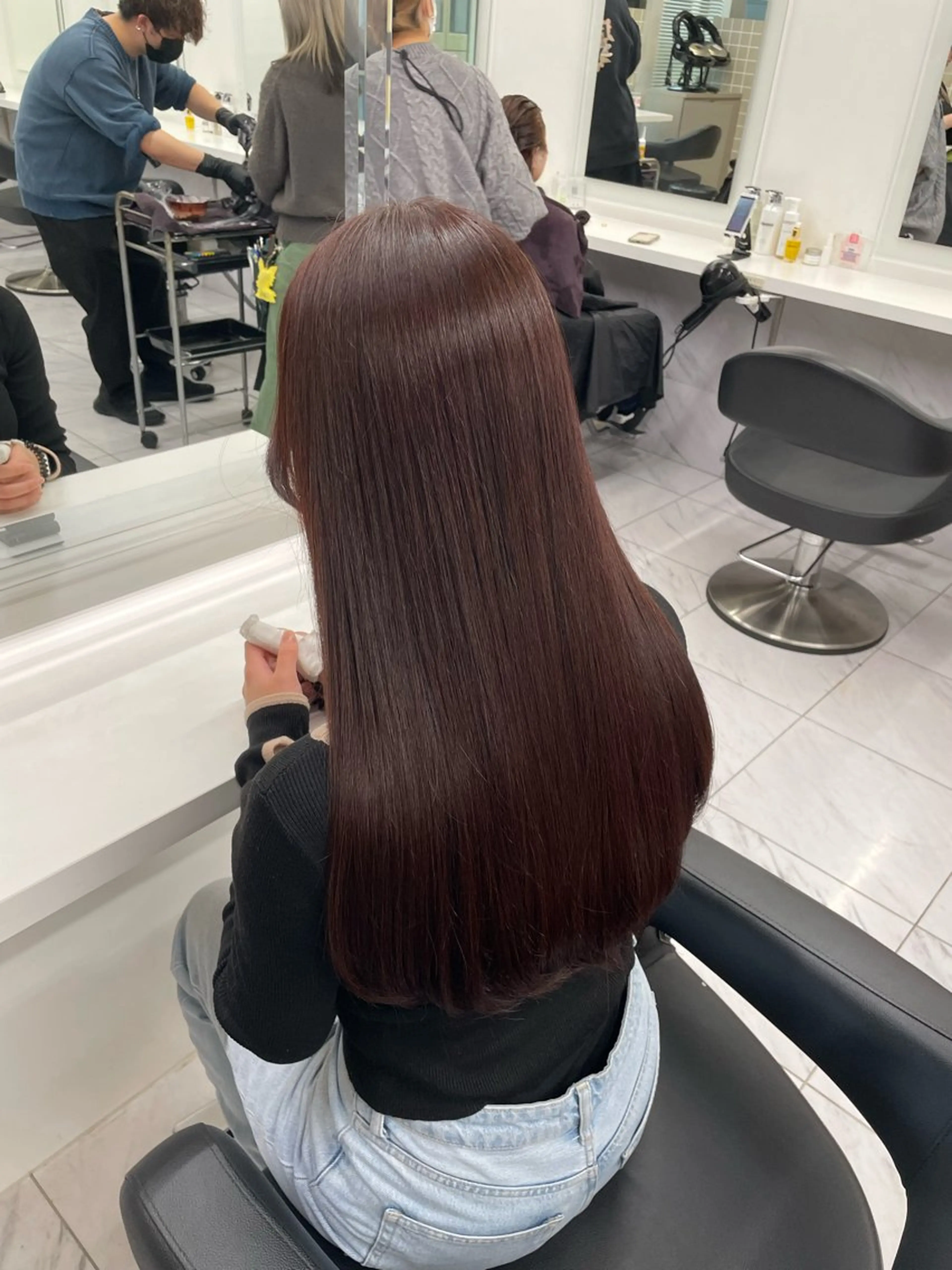 ロング カラー ヘアアレンジ 💗横浜美容室 💗HARUNAのヘアスタイル