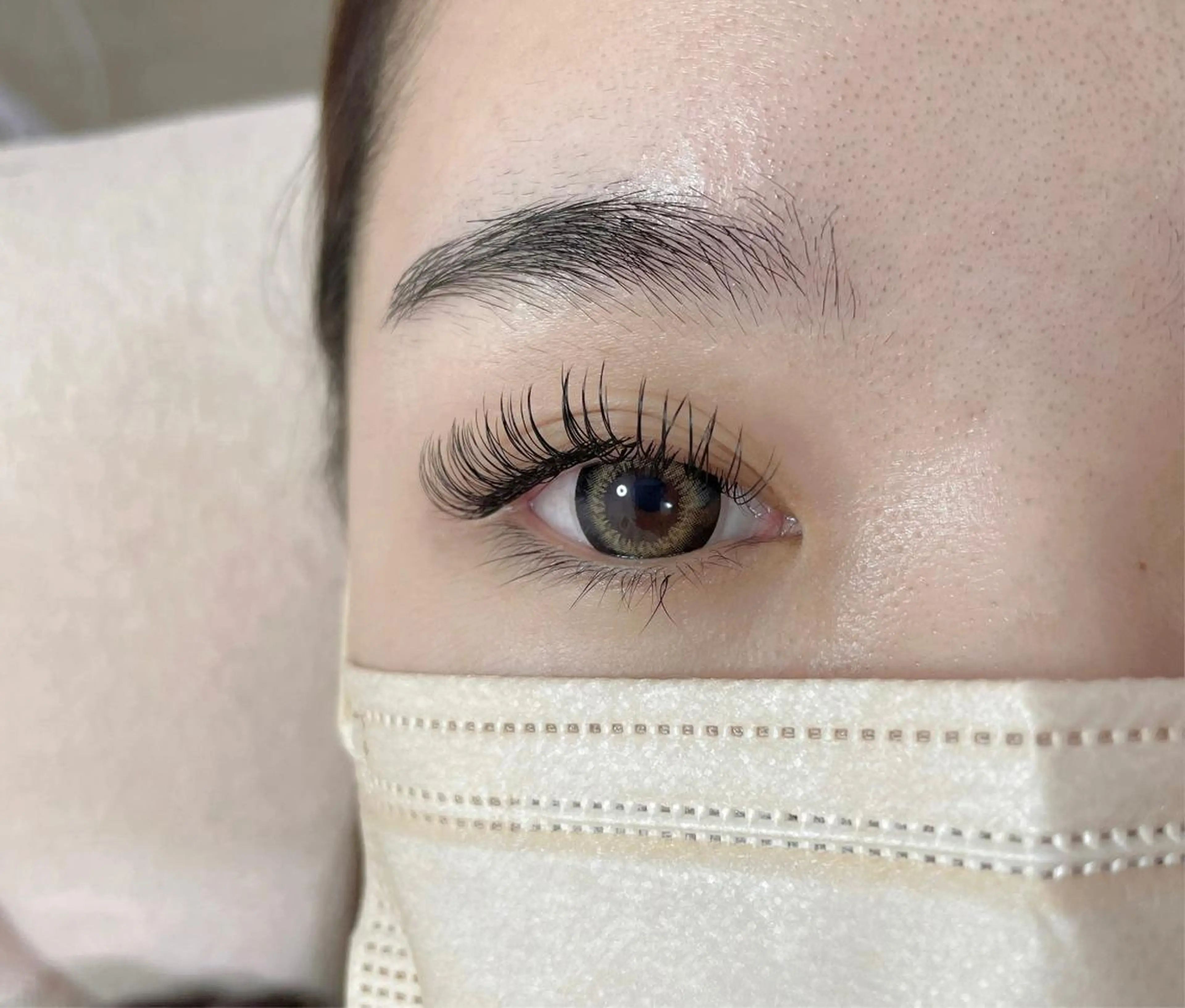 マツエク・マツパ 付け放題 Dカール フラットラッシュ Lameru ラメルのマツエク・マツパデザイン