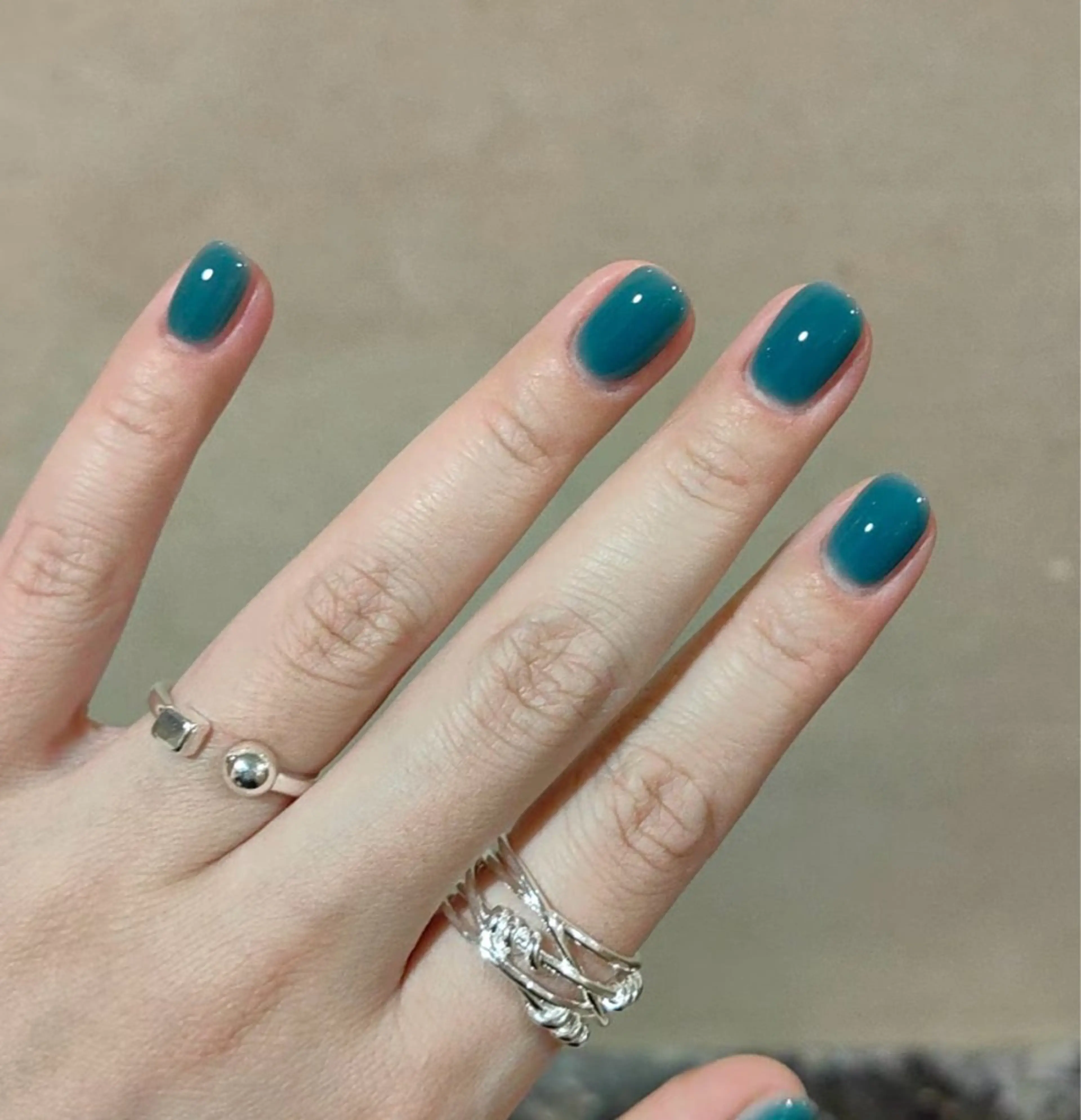 ネイル アートネイル オーロラネイル クリアネイル 長さ出し フレンチネイル K Kのネイルデザイン