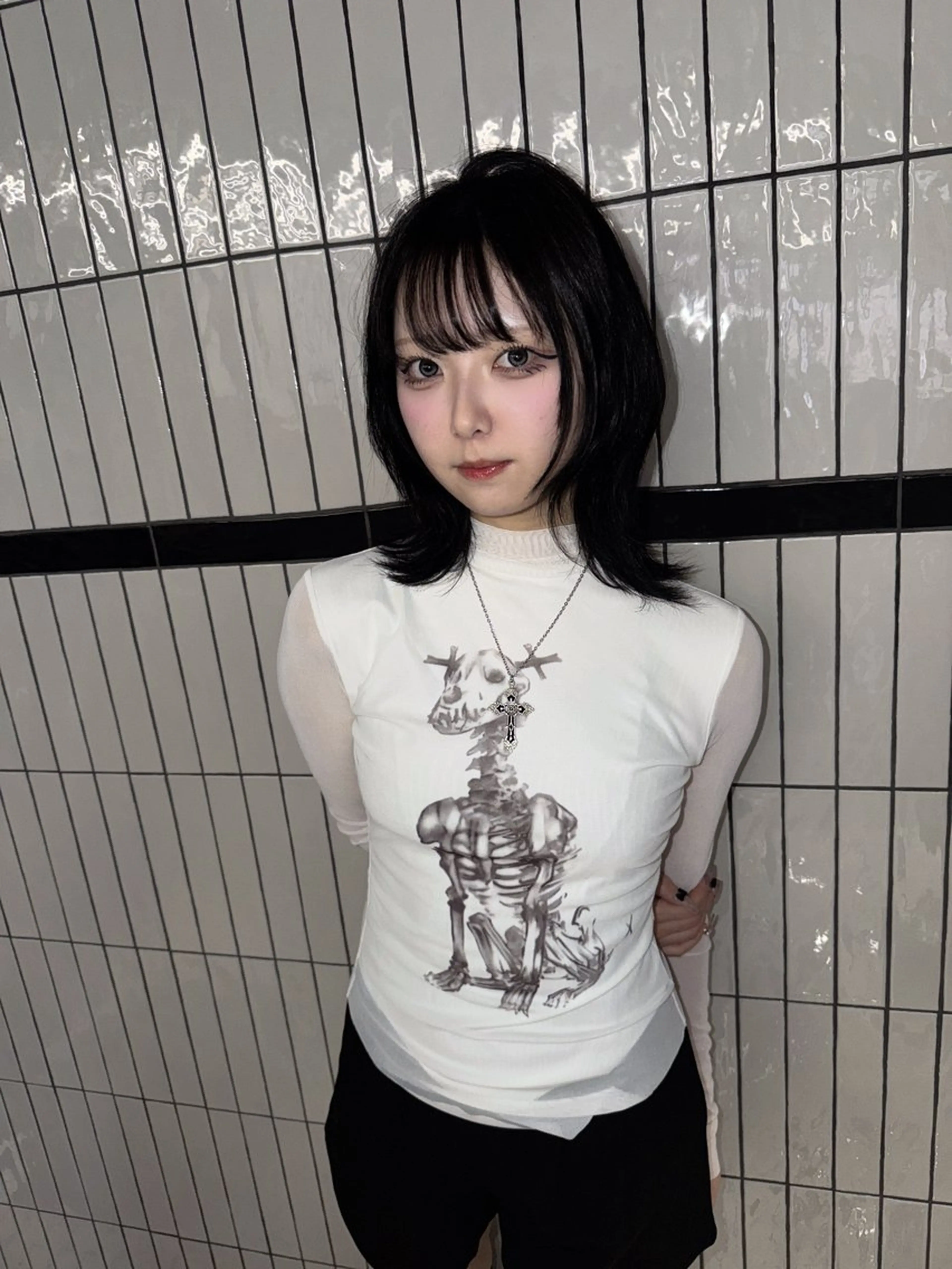 ミディアム ヘアカラー PELE/ハイトーン /初田芽以のヘアスタイル