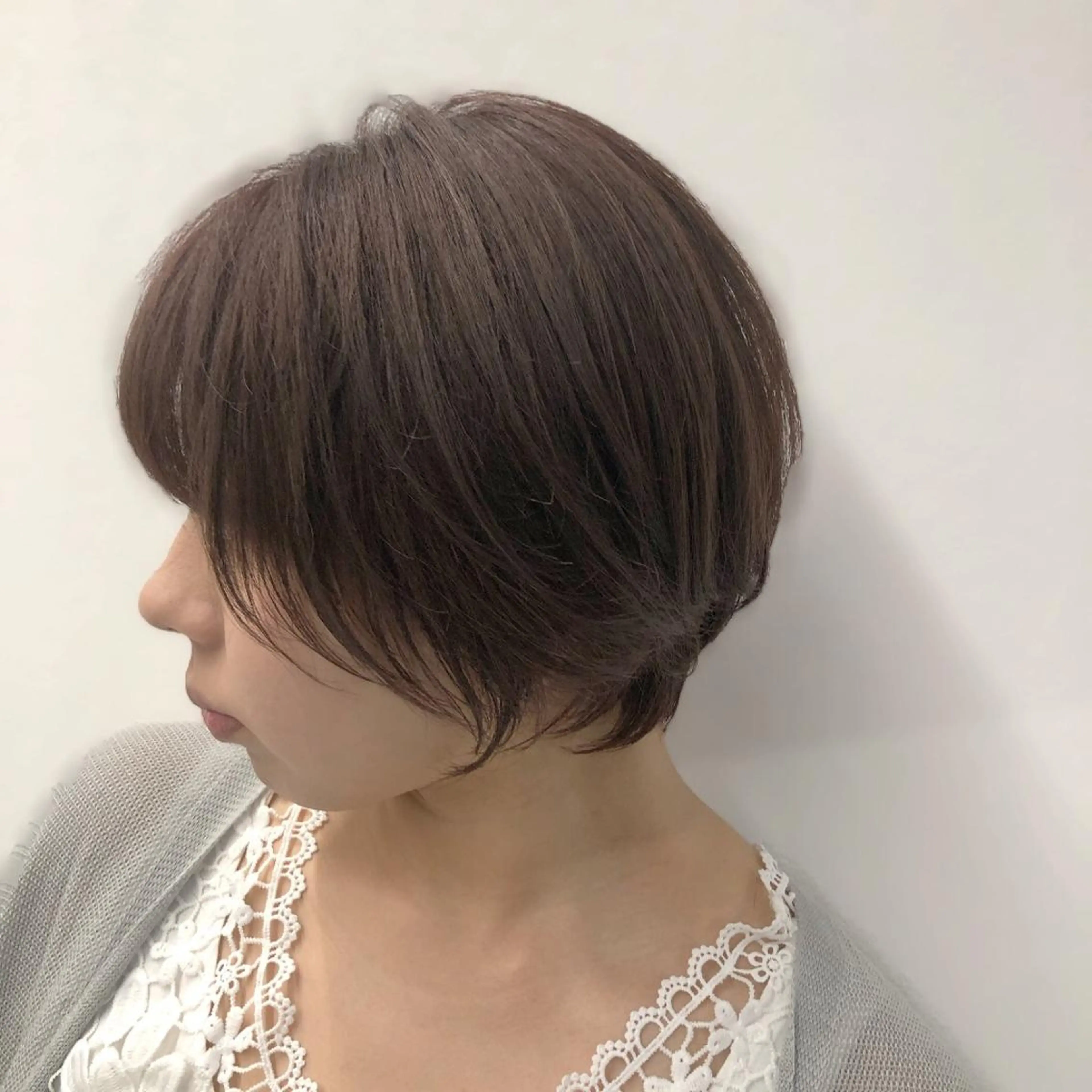 ショート カラー ショートボブ ハンサムショート ボブ レイヤーカット ショートヘア アンドウ ユウ/ レイヤーカット/韓国のヘアスタイル