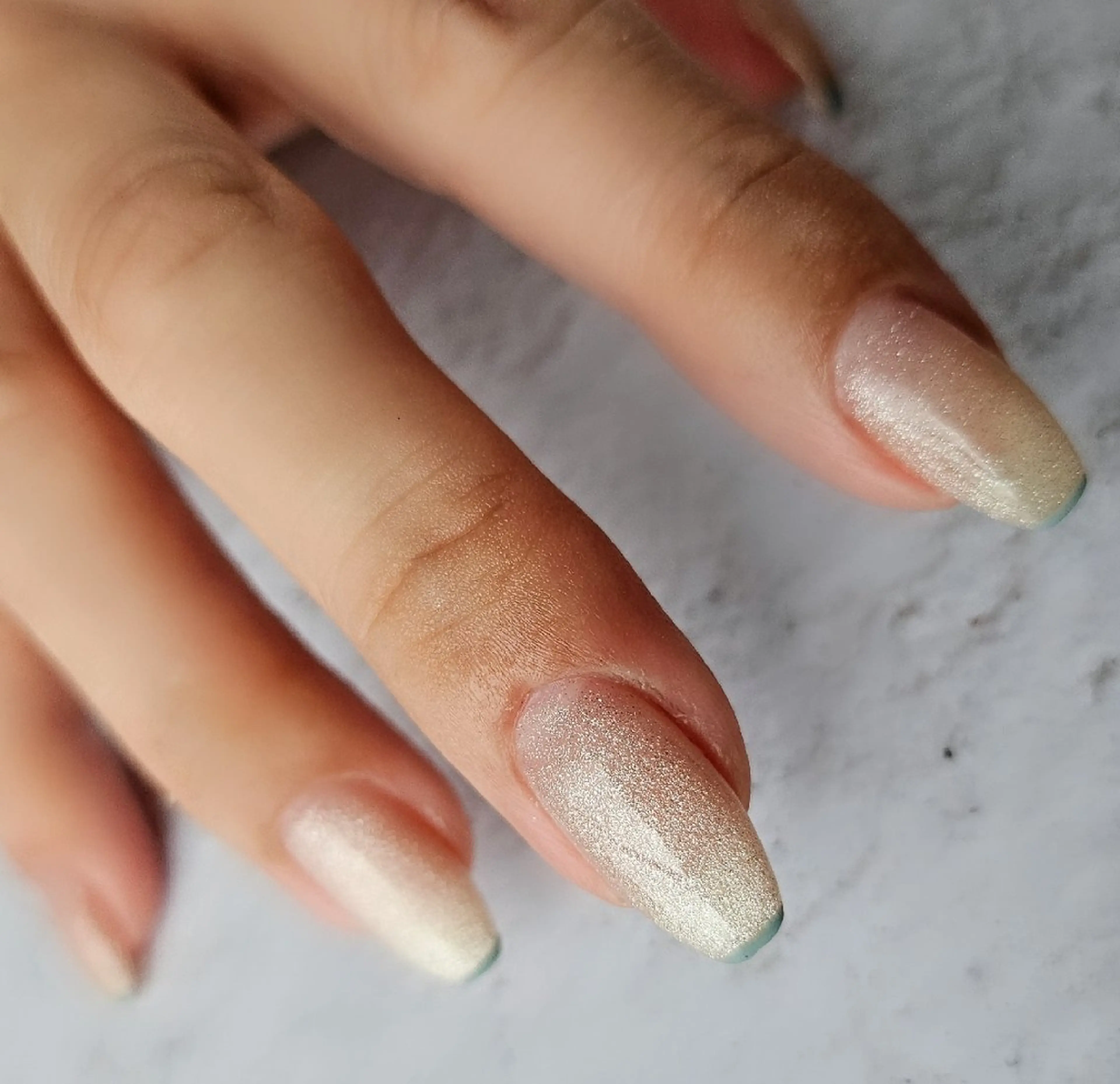 ネイル フレンチネイル マグネットネイル ハンドネイル Noah'snail   のネイルデザイン