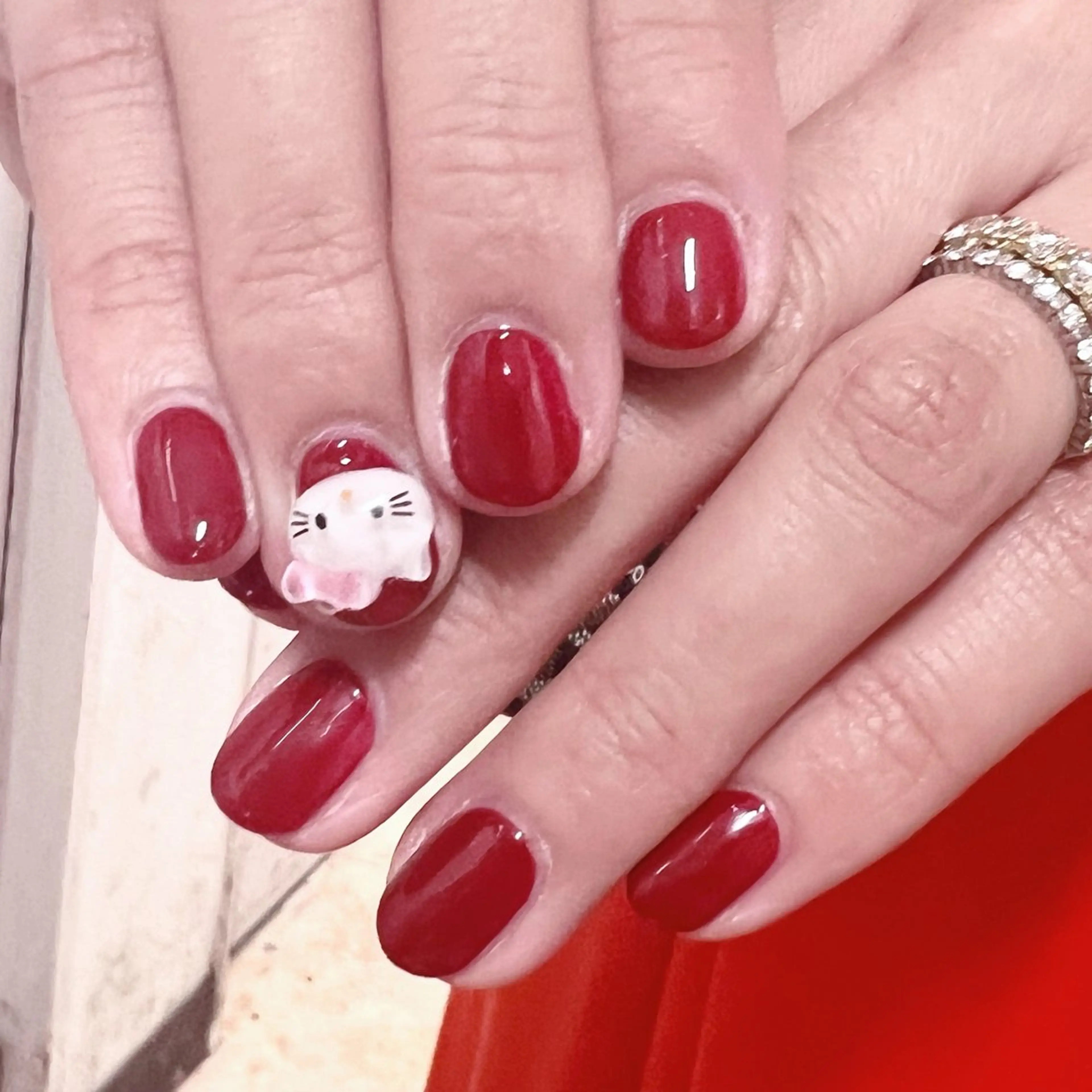 ネイル RIEKO🍒 ワンホン♡推しネイルのネイルデザイン