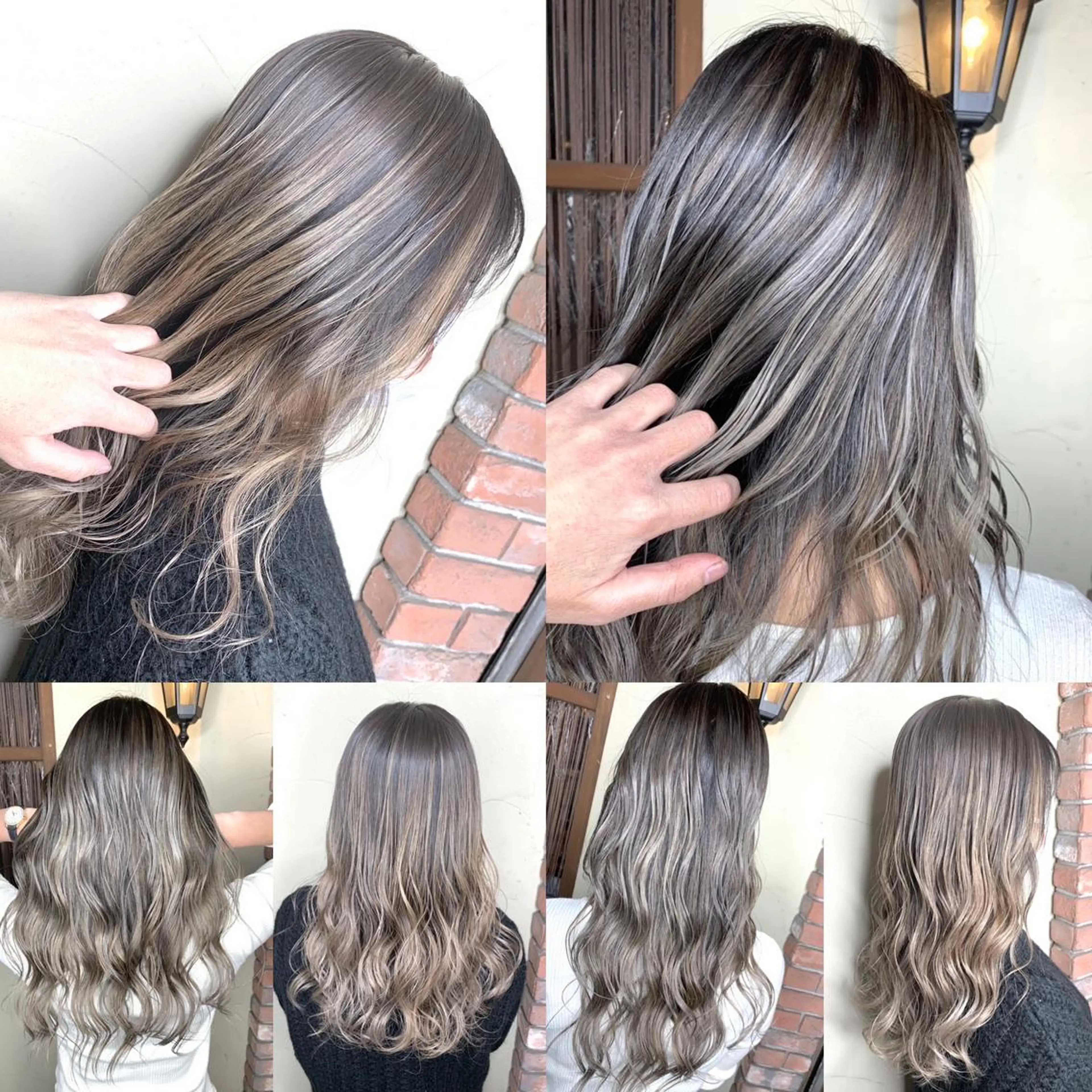 ロング カラー パーマ ヘアアレンジ メンズ キッズ ネイル マツエク・マツパ 髪質改善 艶髪🔵ﾌｾﾅｵﾔのヘアスタイル