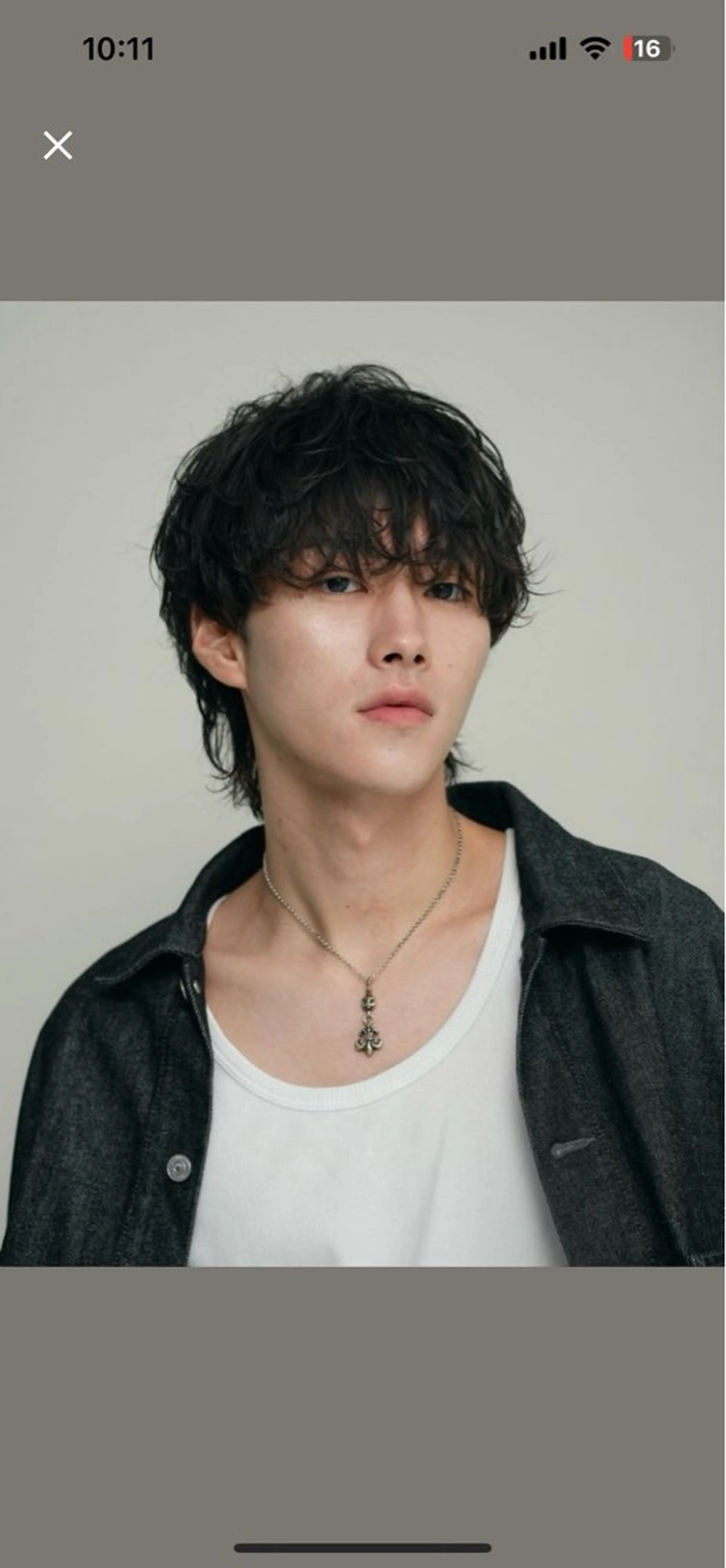 カット💇➕ミディアム・ウルフパーマ🐺➕トリートメントの写真