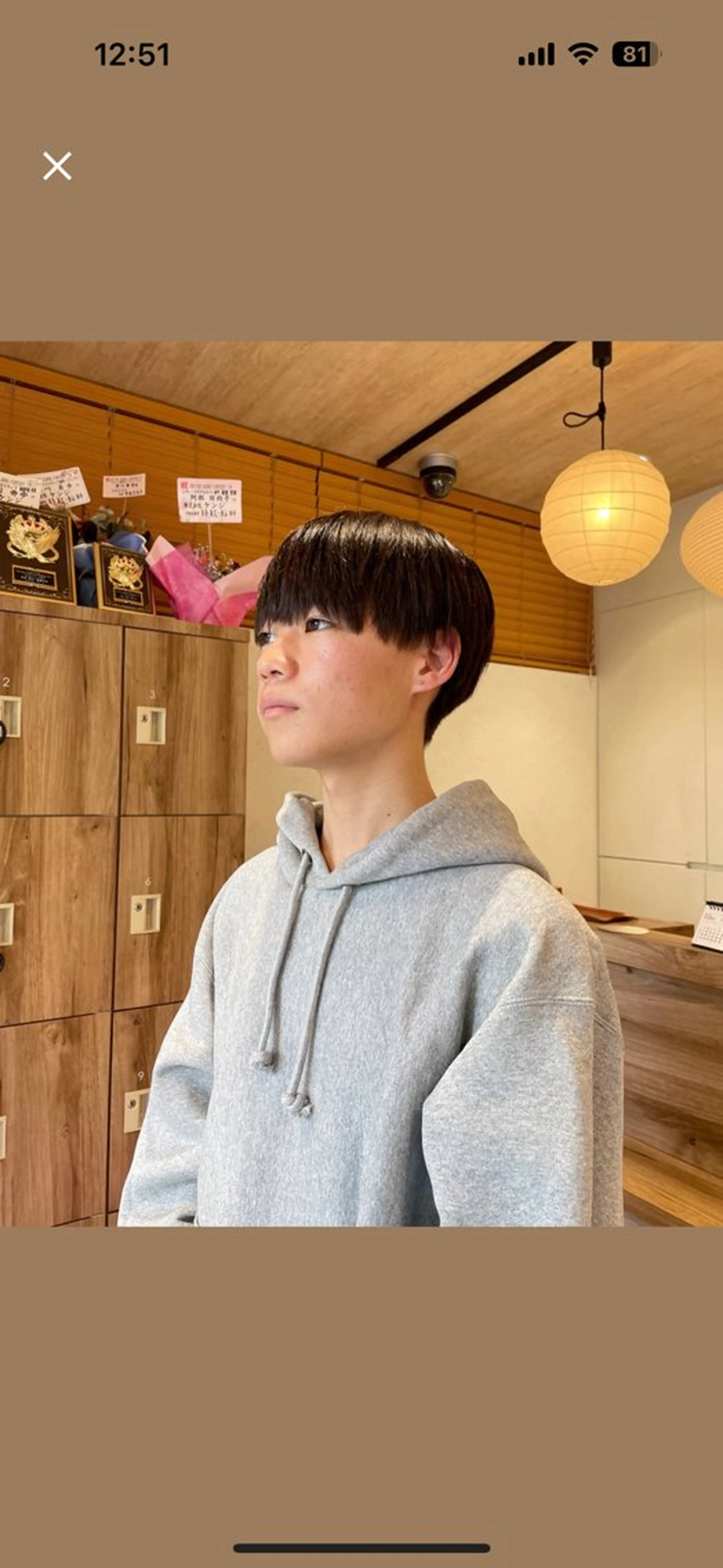 【メンズ】カット➕眉毛カット🏝️の写真