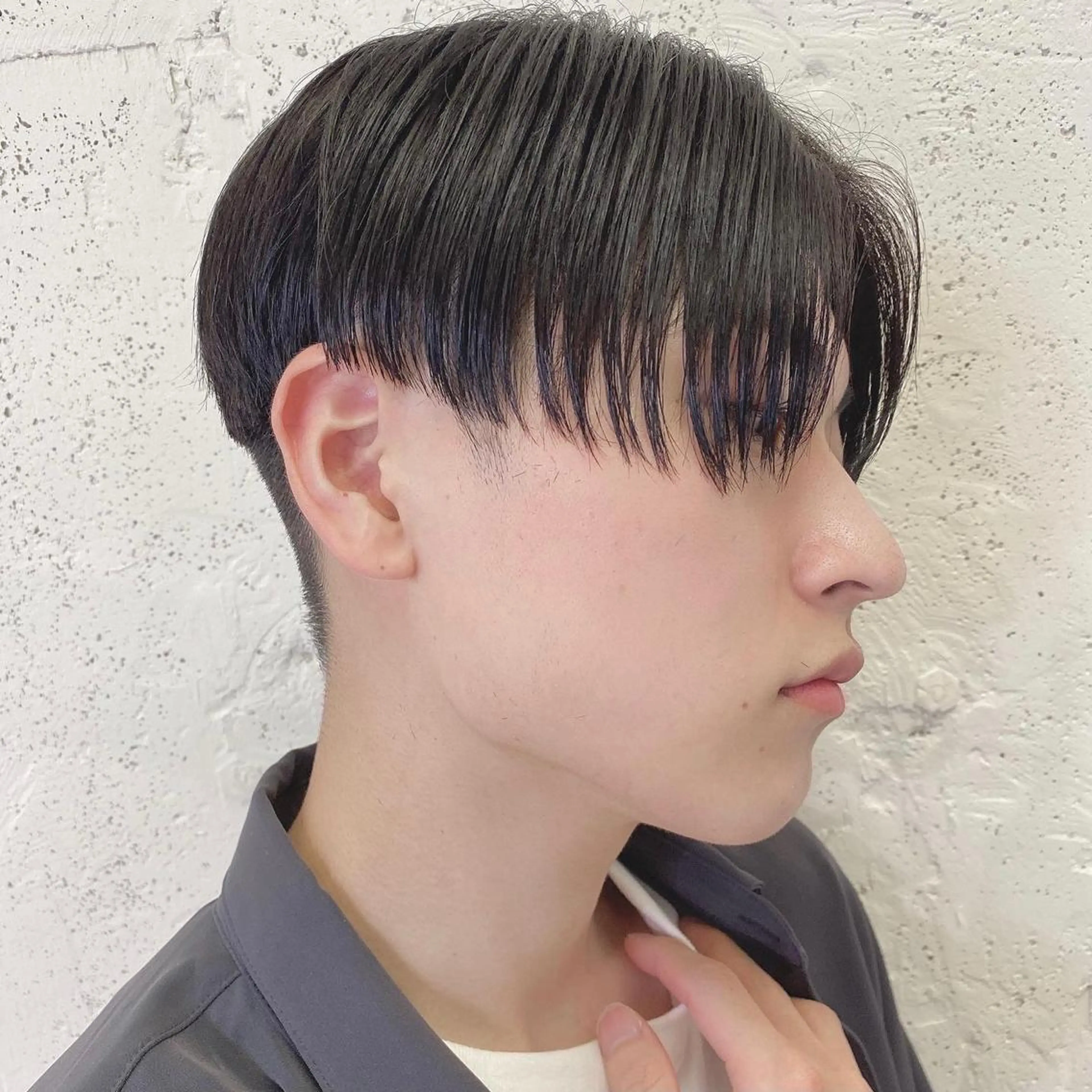 ショート パーマ メンズ Lit.富士 久保田風太のヘアスタイル