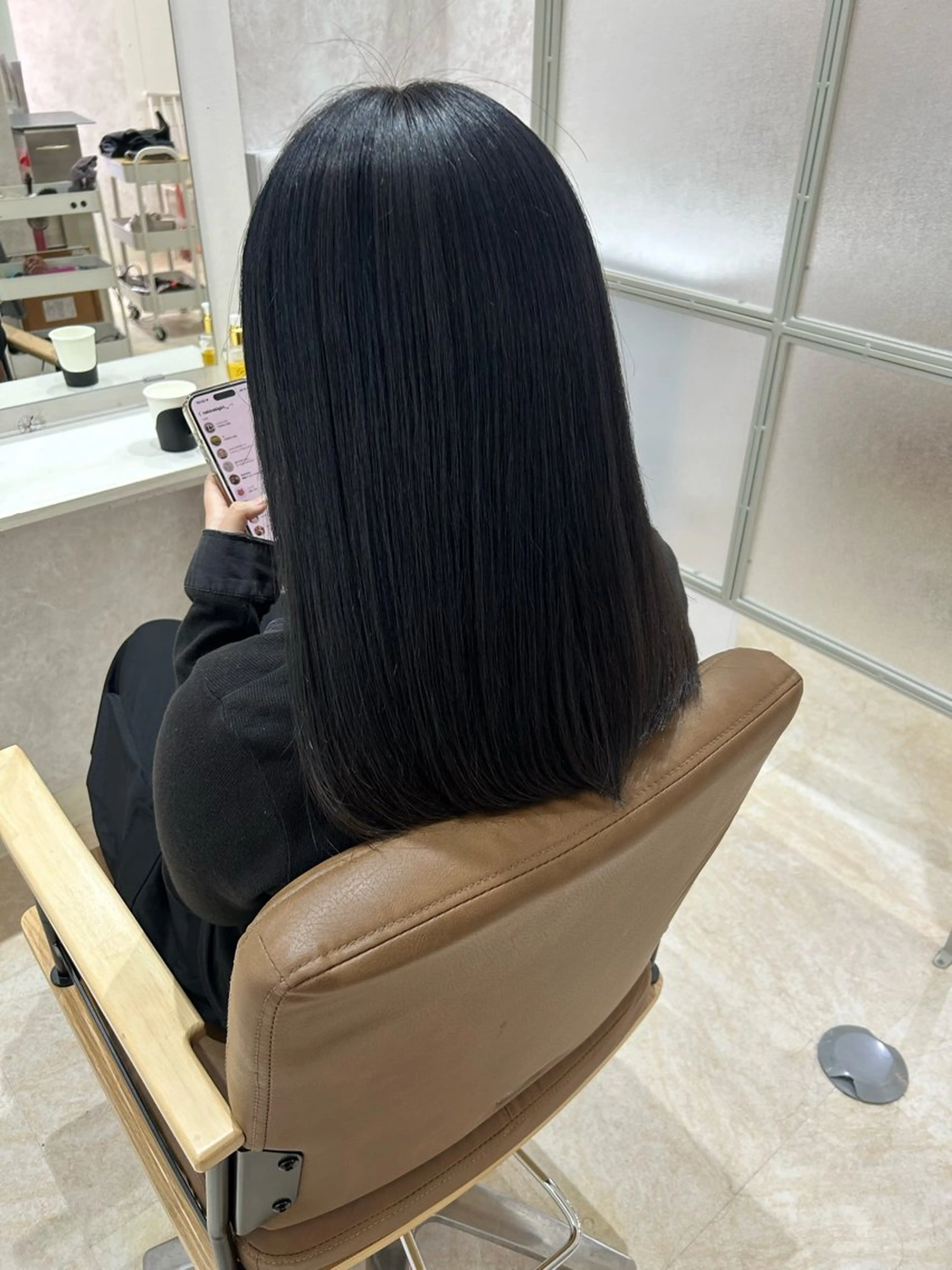 ミディアム カラー 💙まこと💙艶 カラー(Rico)のヘアスタイル