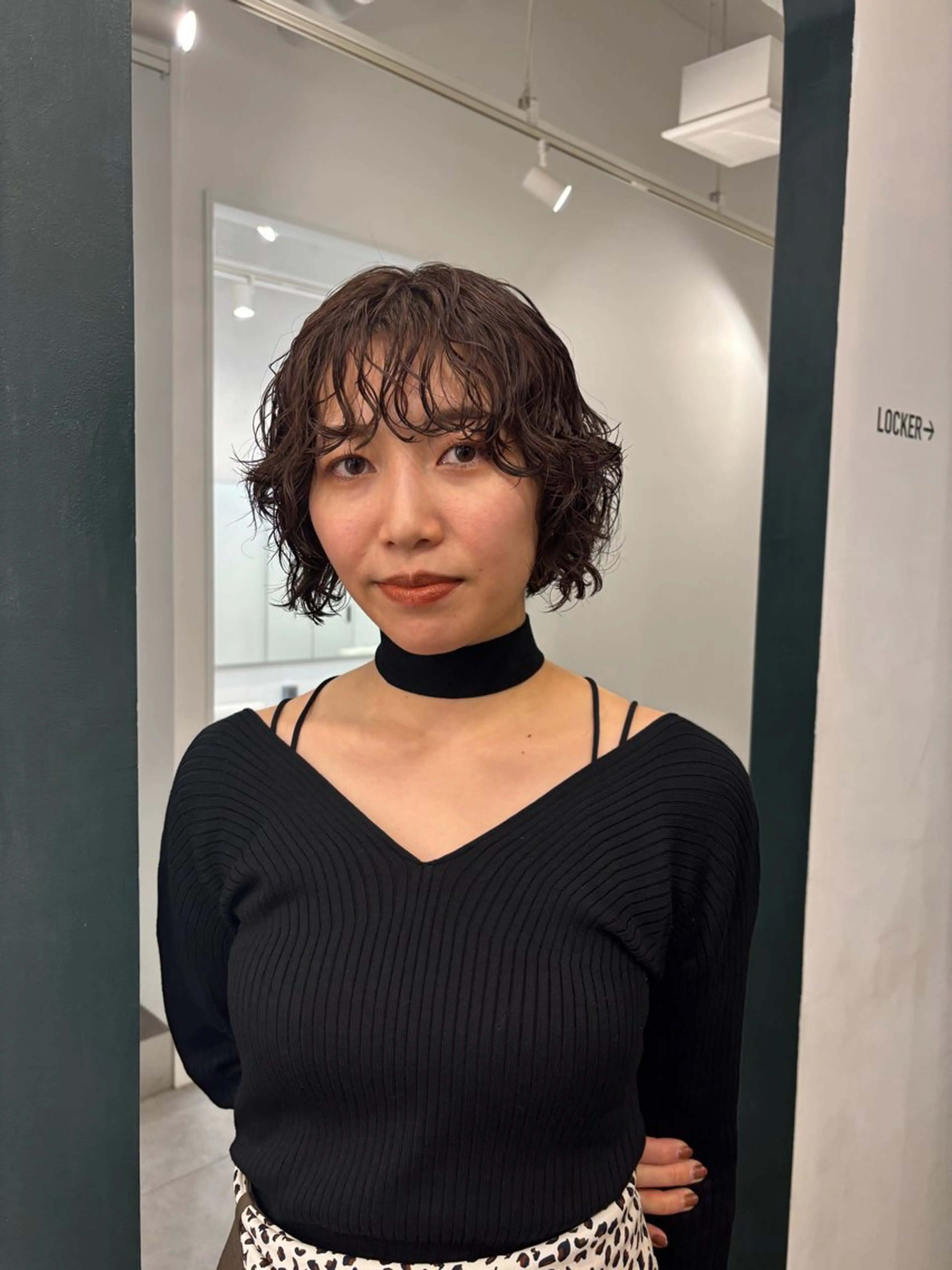 ショート パーマ カット パーマ トリートメント ヘアセット MEY HAIR CURLYS所属・パーマ /ボブパーマ Rico💜のヘアスタイル