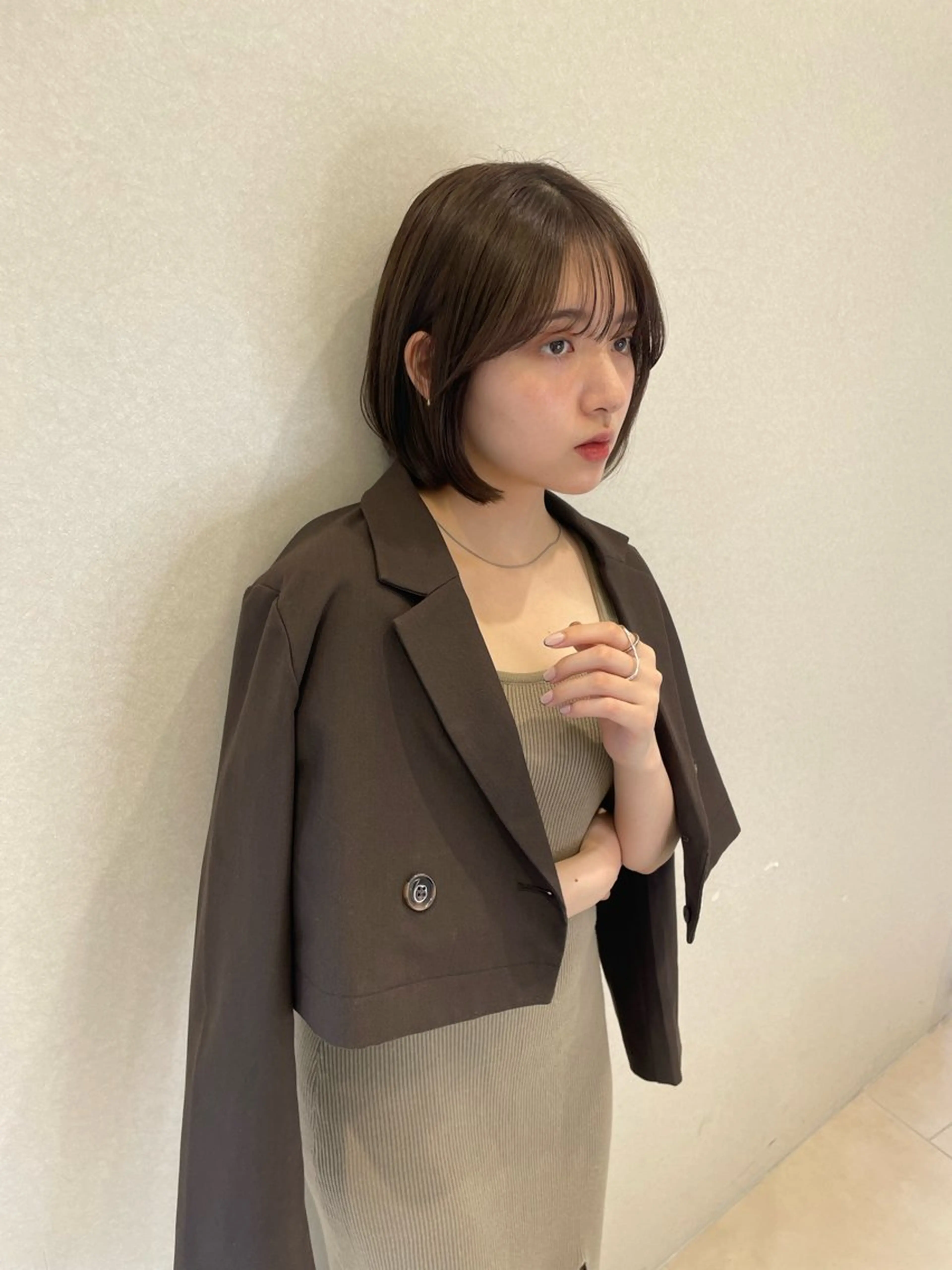 ショート カラー 透明感カラー 🩰あさのヘアスタイル