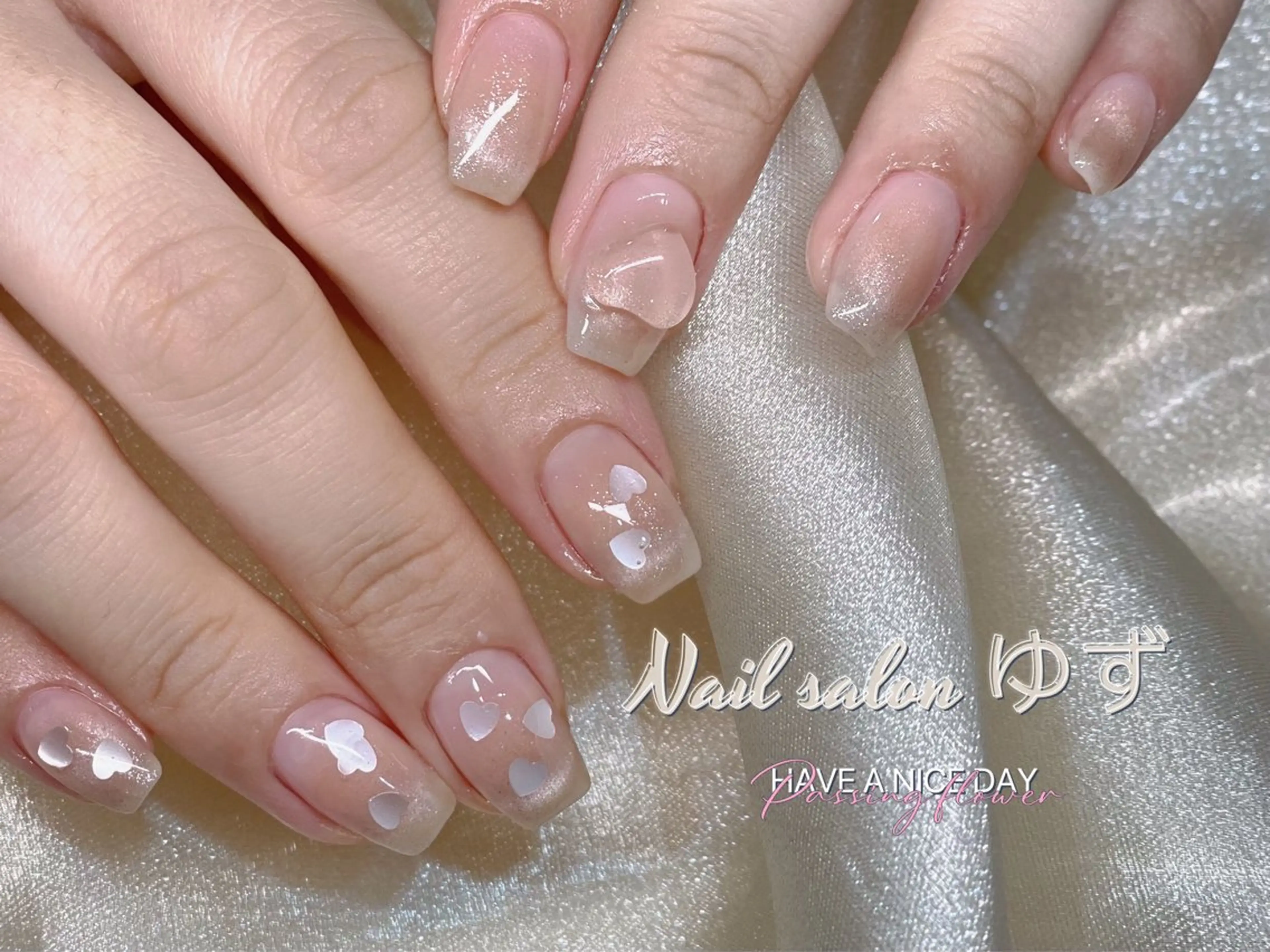 ネイル ジェルネイル ワンホンネイル ハンドネイル MAKI💚💚💚 秋葉原.のネイルデザイン