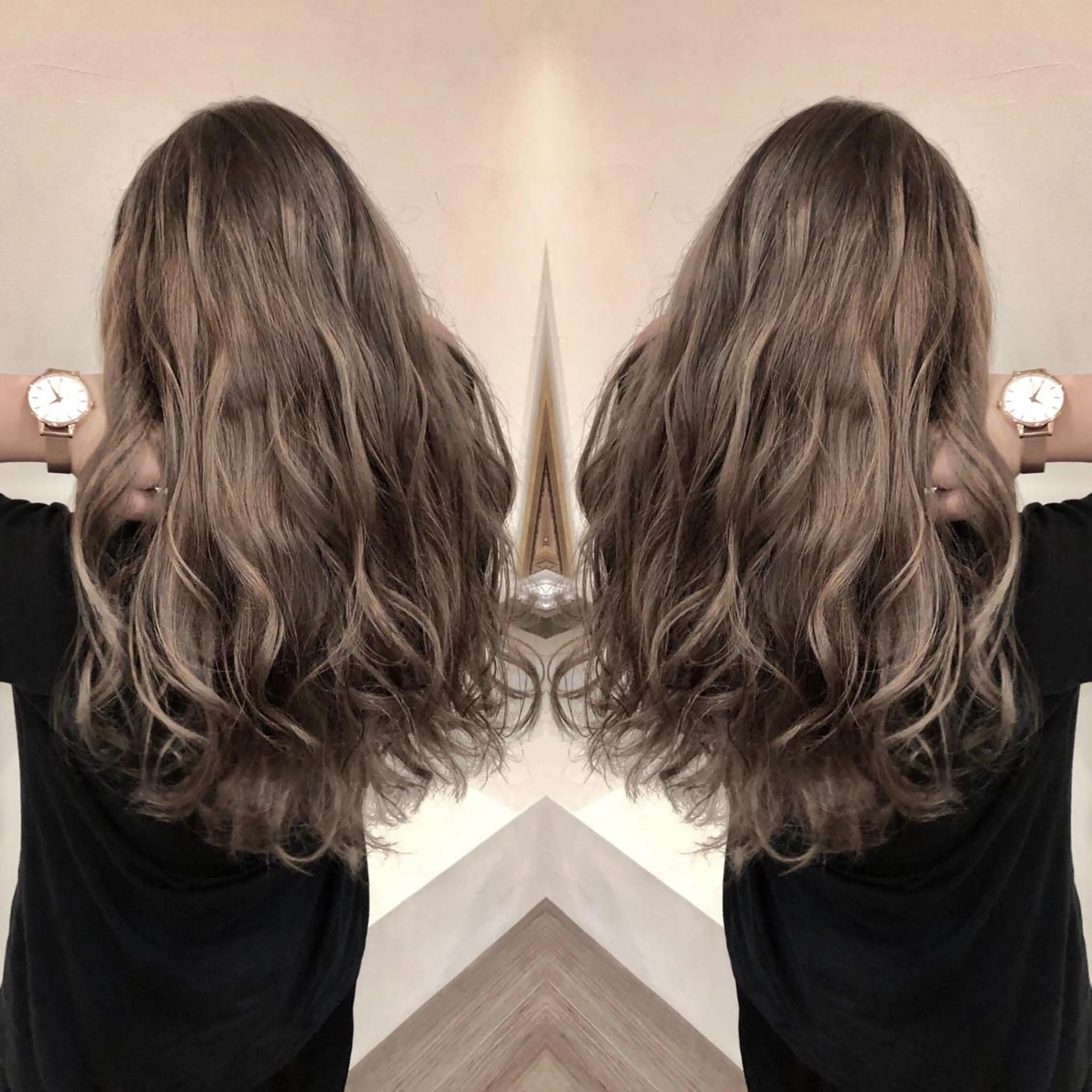 ロング カラー ヘアカラー Hair make VERDA所属・宮下 耕平のヘアスタイル