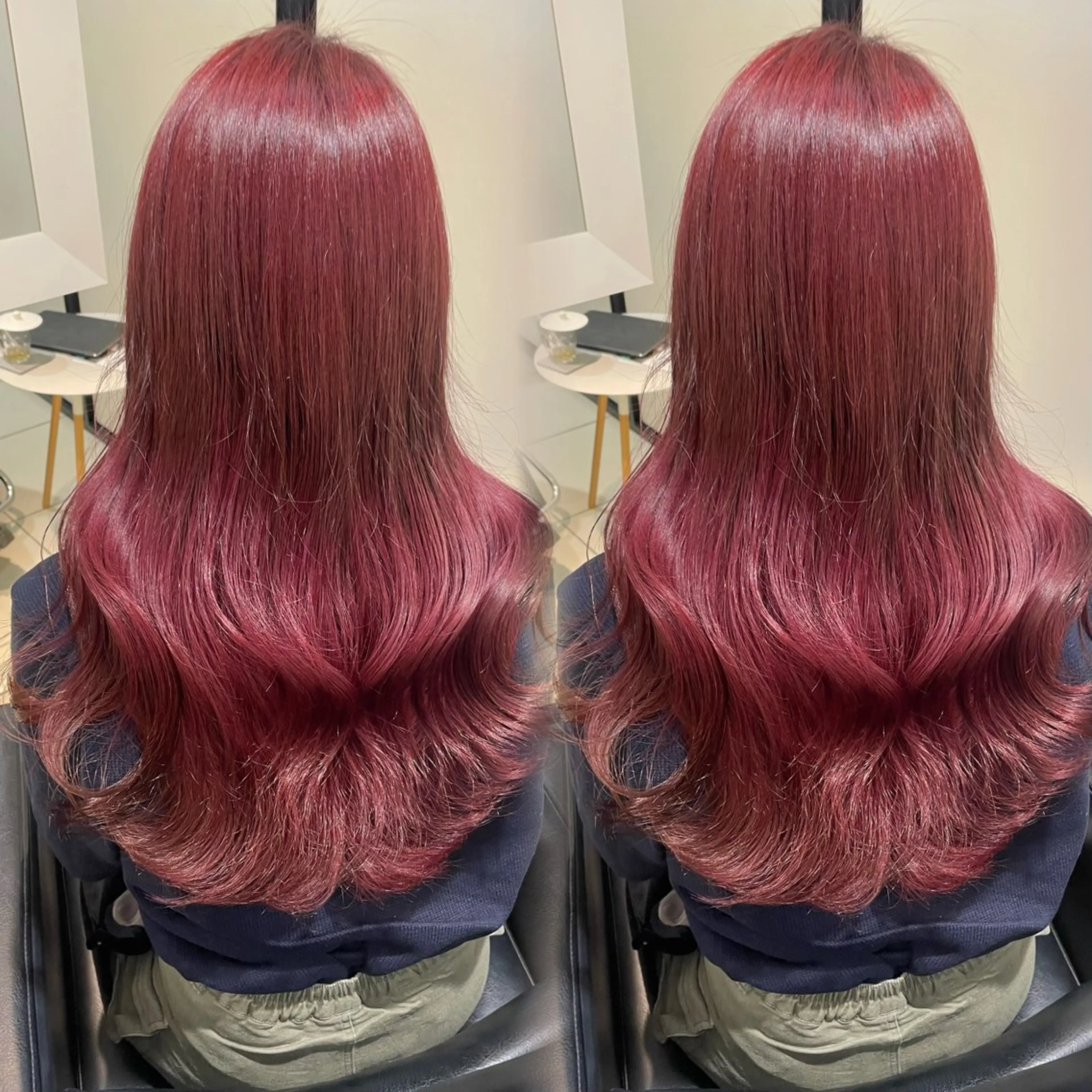 ロング カラー カット ヘアカラー トリートメント ブリーチなしカラー kana🐱のヘアスタイル