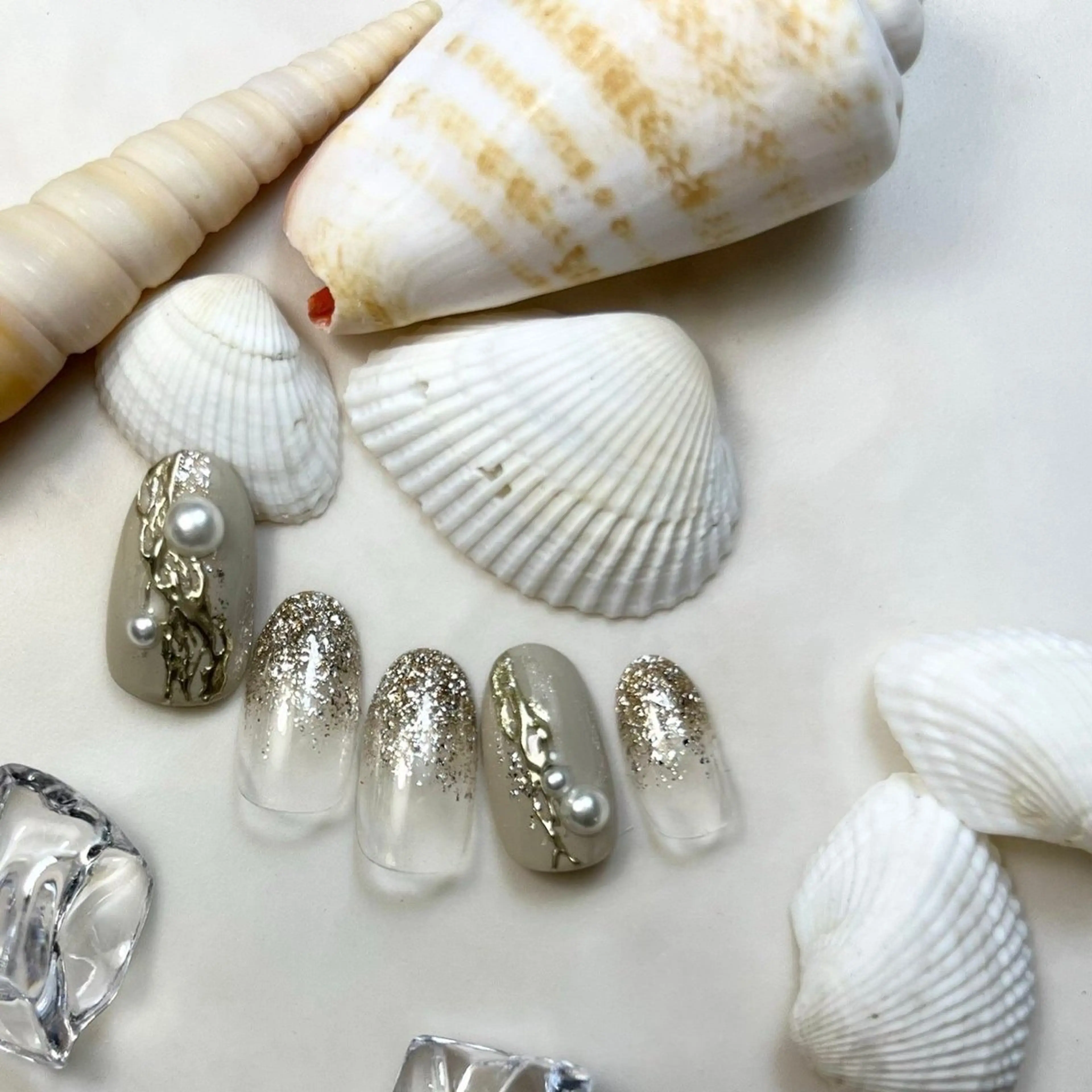 ネイル ⭐︎休業中の練習⭐︎ JNA認定講師髙橋のネイルデザイン