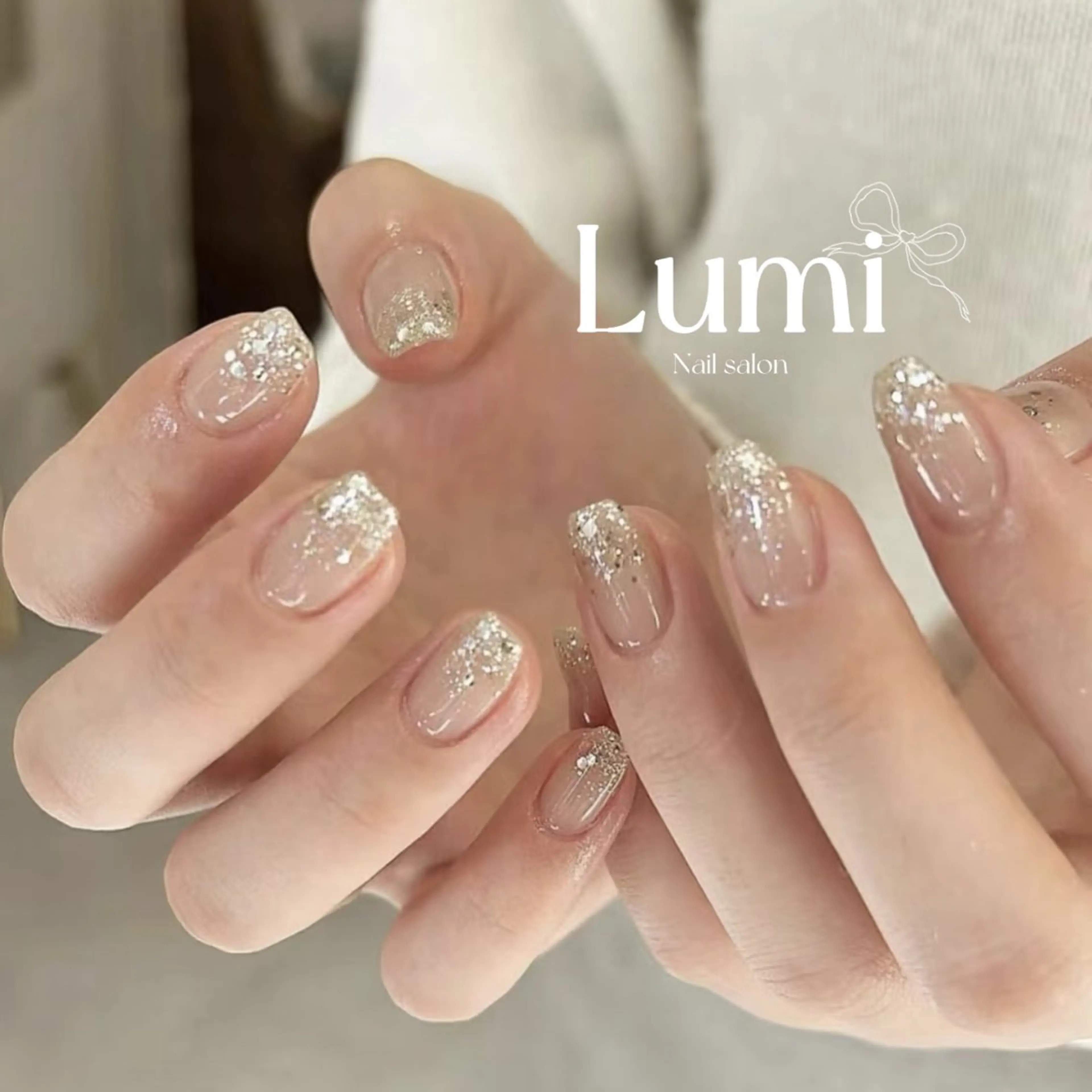 研修コース* 自爪ラメクラ(オフなし・長さ出し＋1000円)の写真