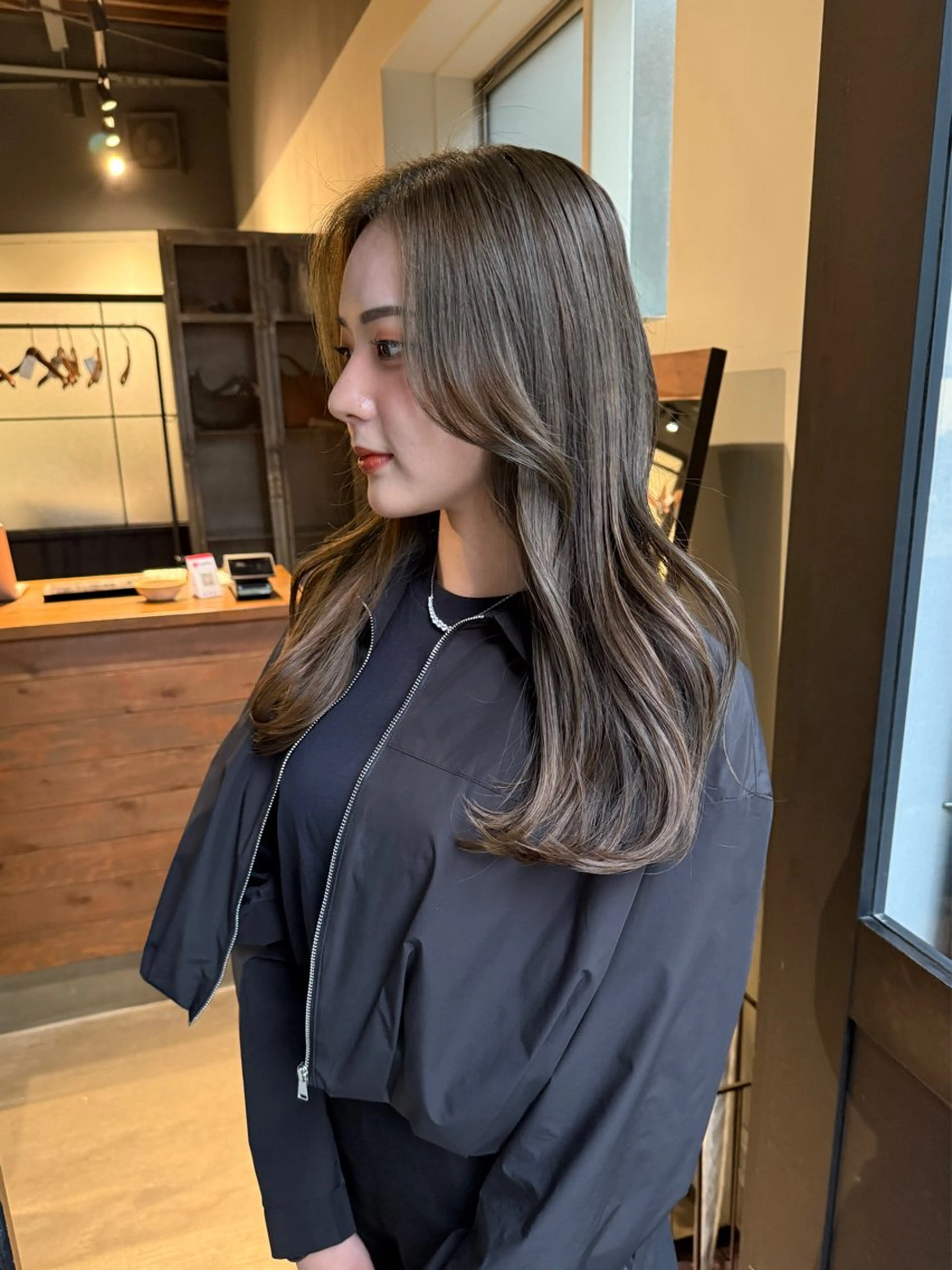 ロング カラー カット ヘアカラー トリートメント fubuki🪷 似合わせカットカラーのヘアスタイル