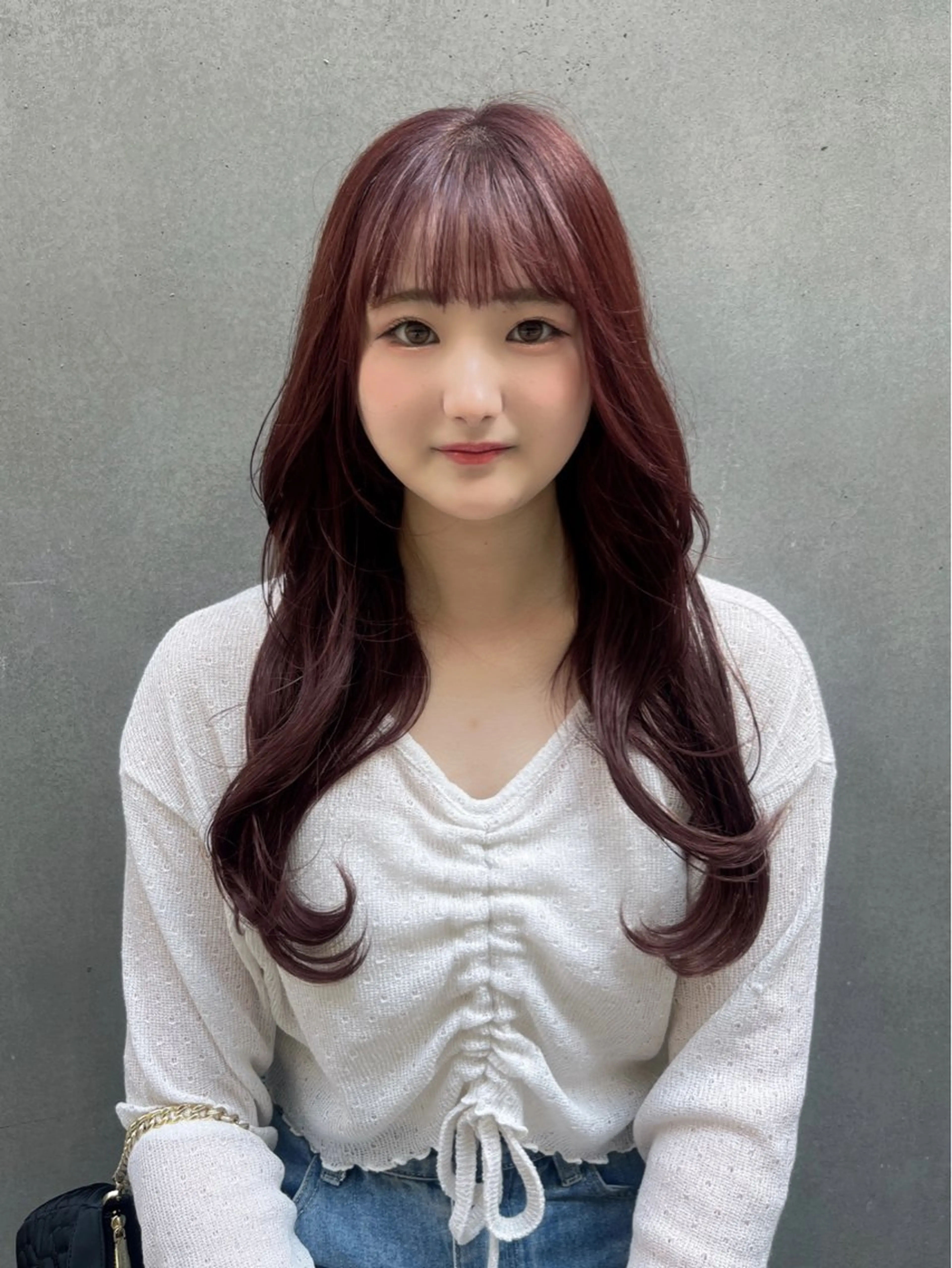 ロング 🫧オリーブカラー/ 酸性縮毛矯正銀座🫧のヘアスタイル