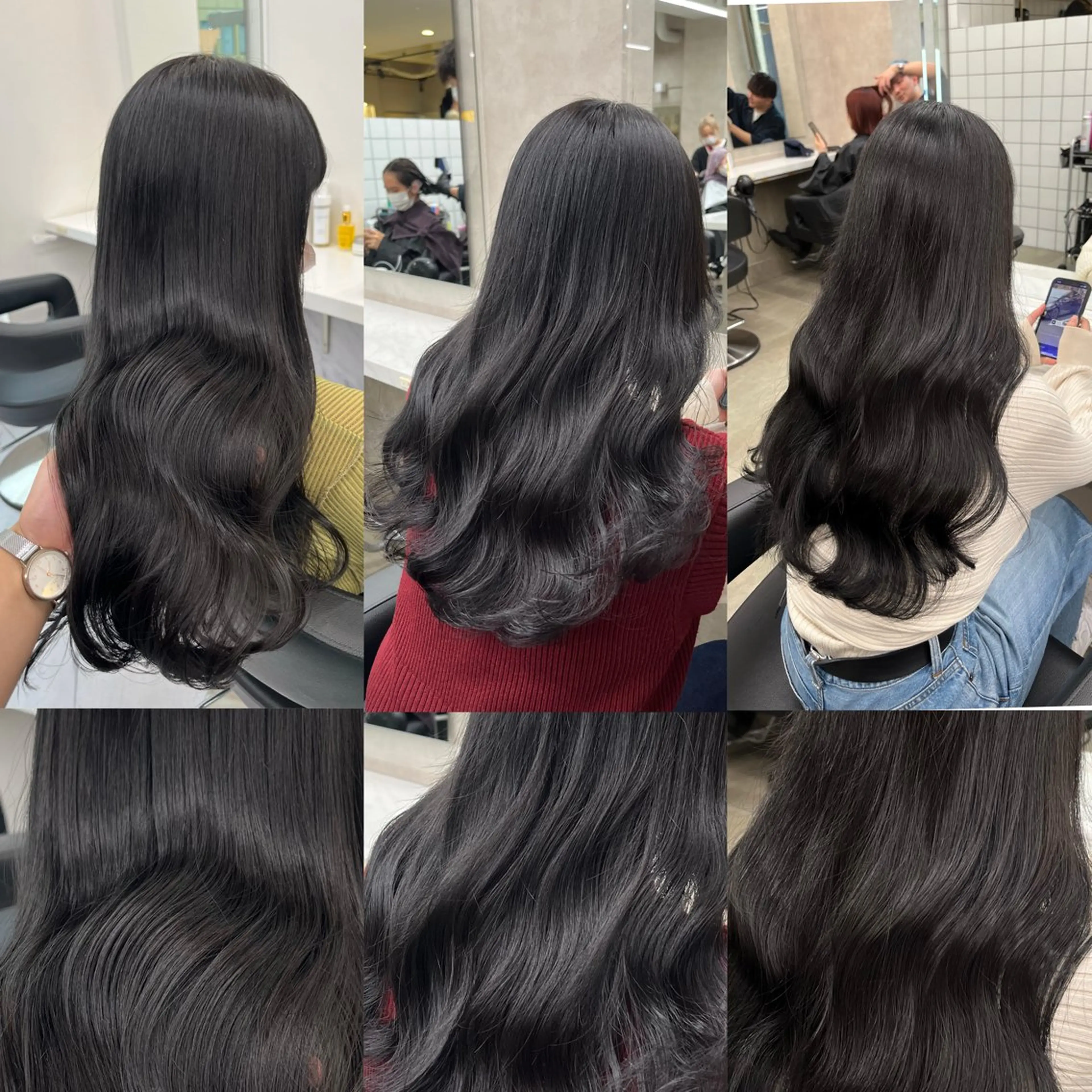 ロング カット ヘアカラー トリートメント ヘッドスパ ヘアセット 寒色＆ブリーチ特化 寒色MiOのヘアスタイル