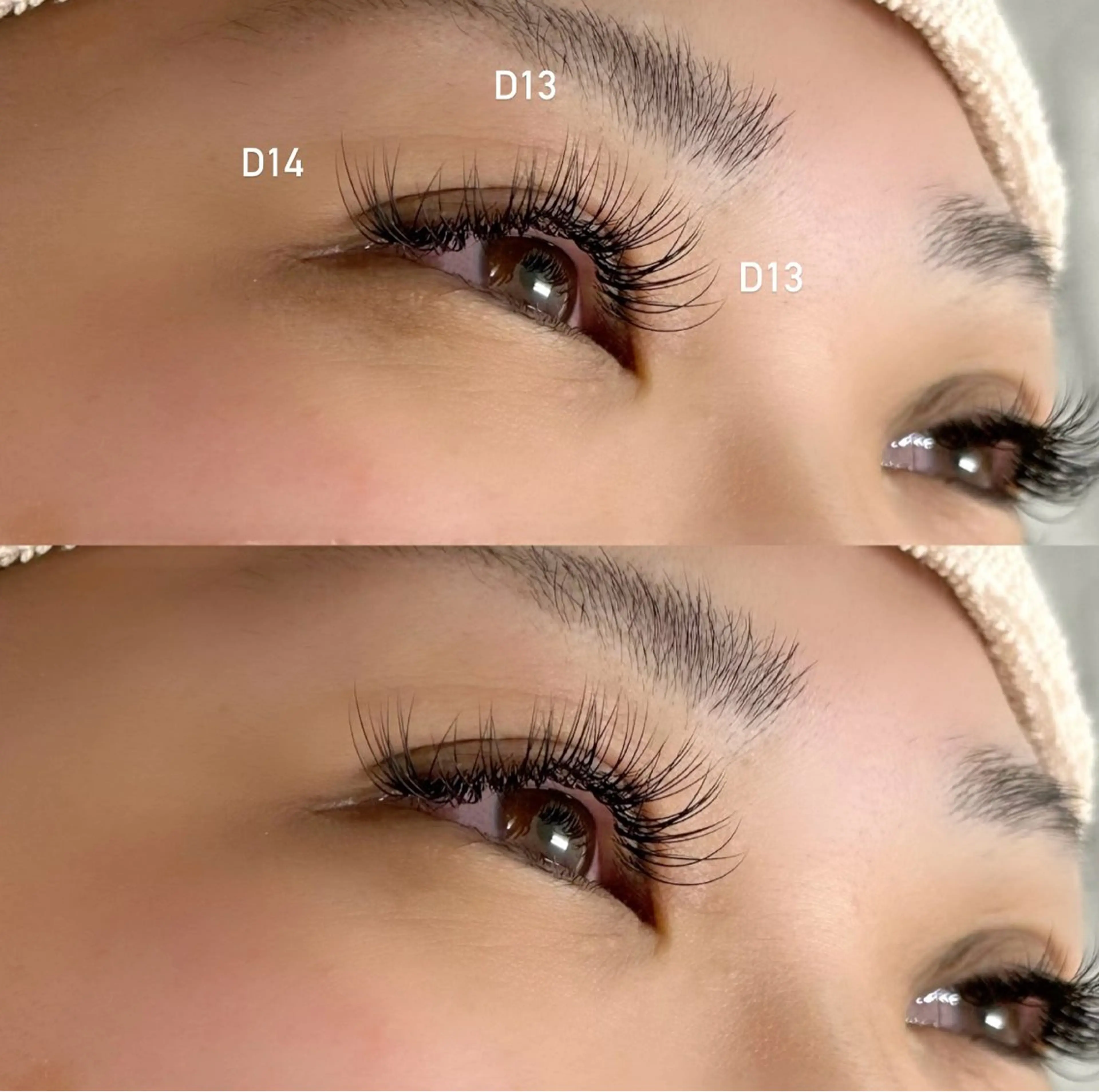 マツエク・マツパ Dカール 目尻長め セーブル CAFUNE 杉村のマツエク・マツパデザイン