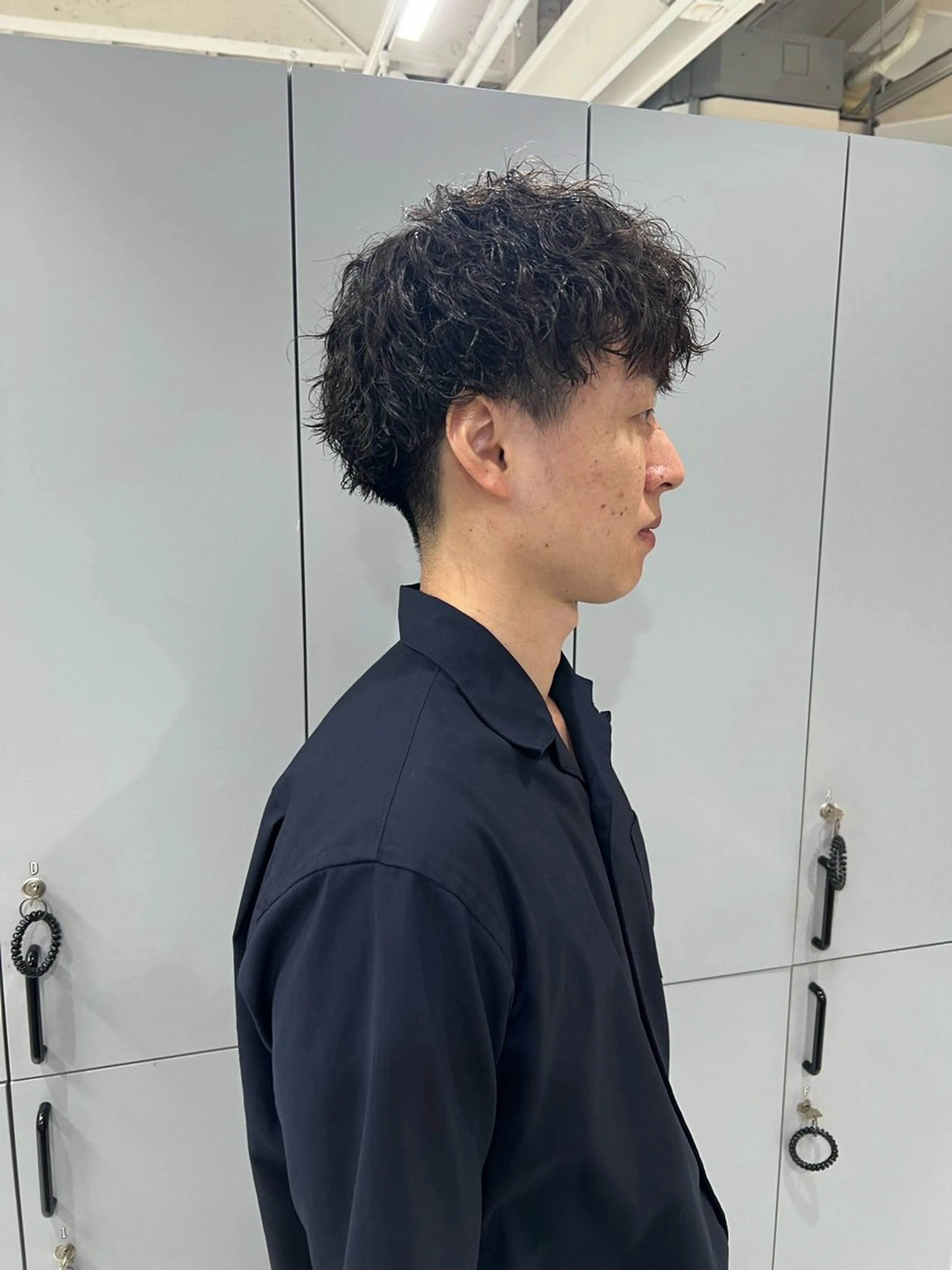 ショート メンズ マッシュ メンズパーマ 村山 豪歩のヘアスタイル