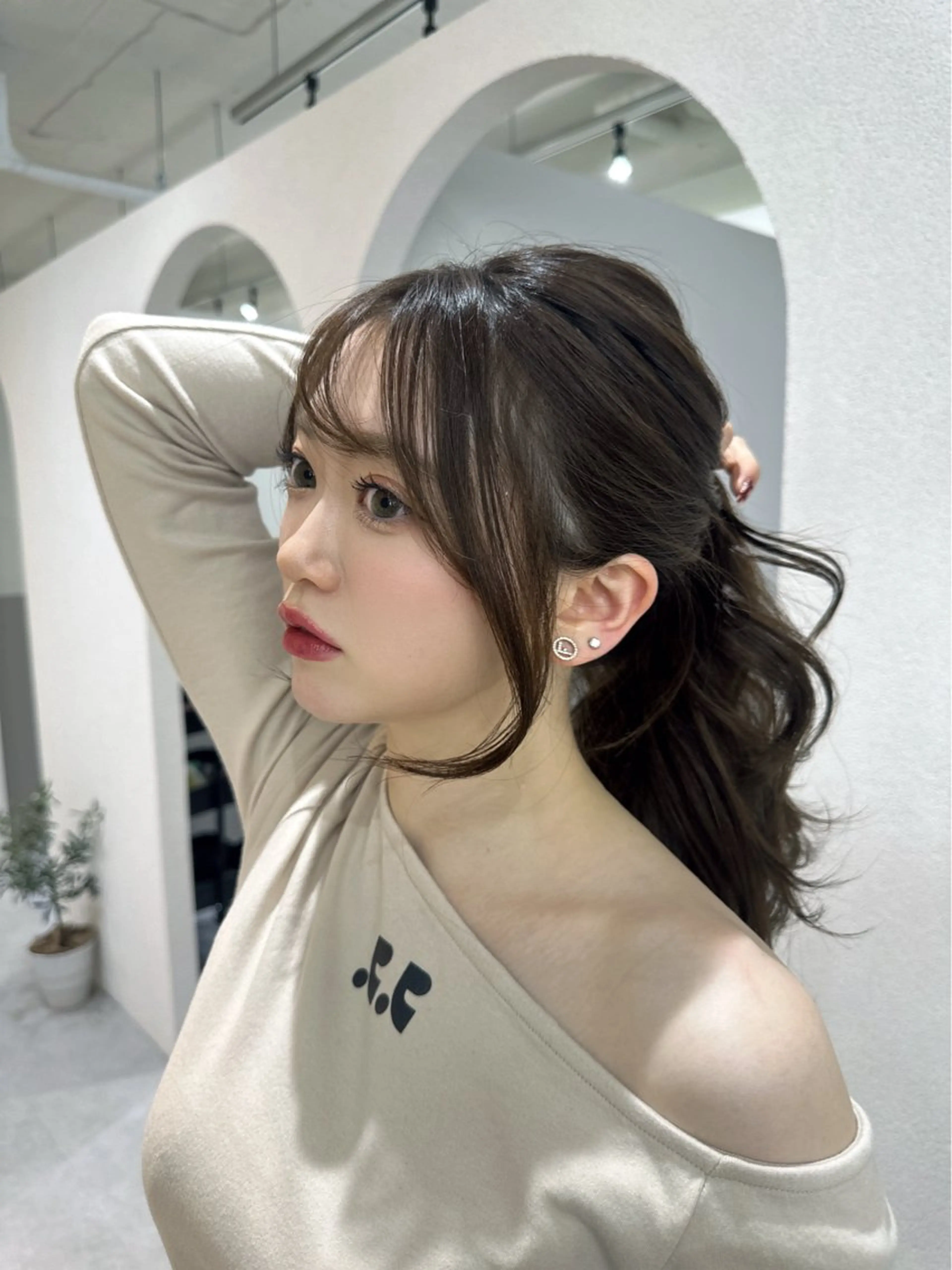 ロング カラー 韓国レイヤー透明感 カラーヨウスケのヘアスタイル