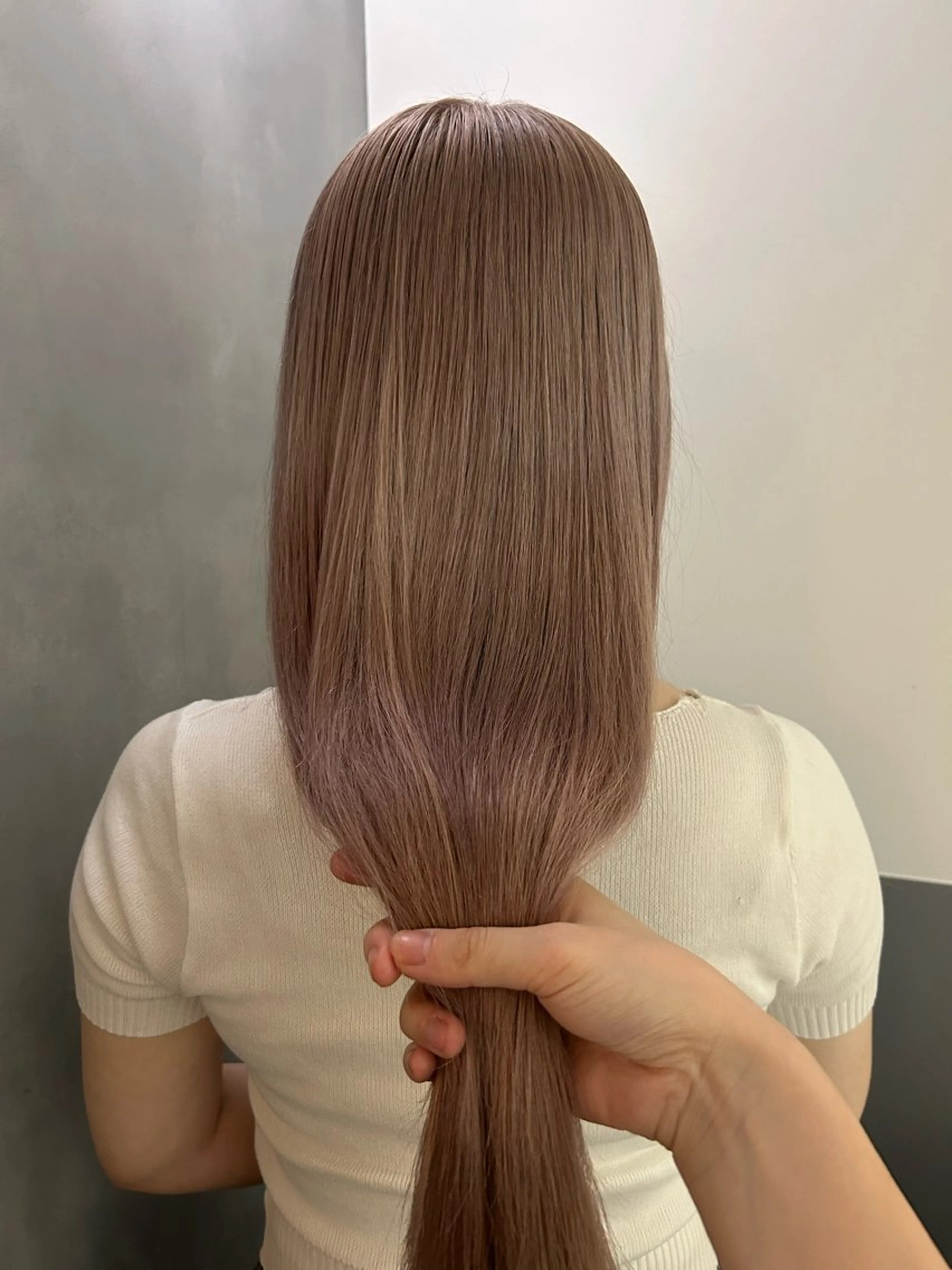 ロング カラー カット ヘアカラー トリートメント 🦖ミニボブ/ボブ /MOEKA🦕のヘアスタイル