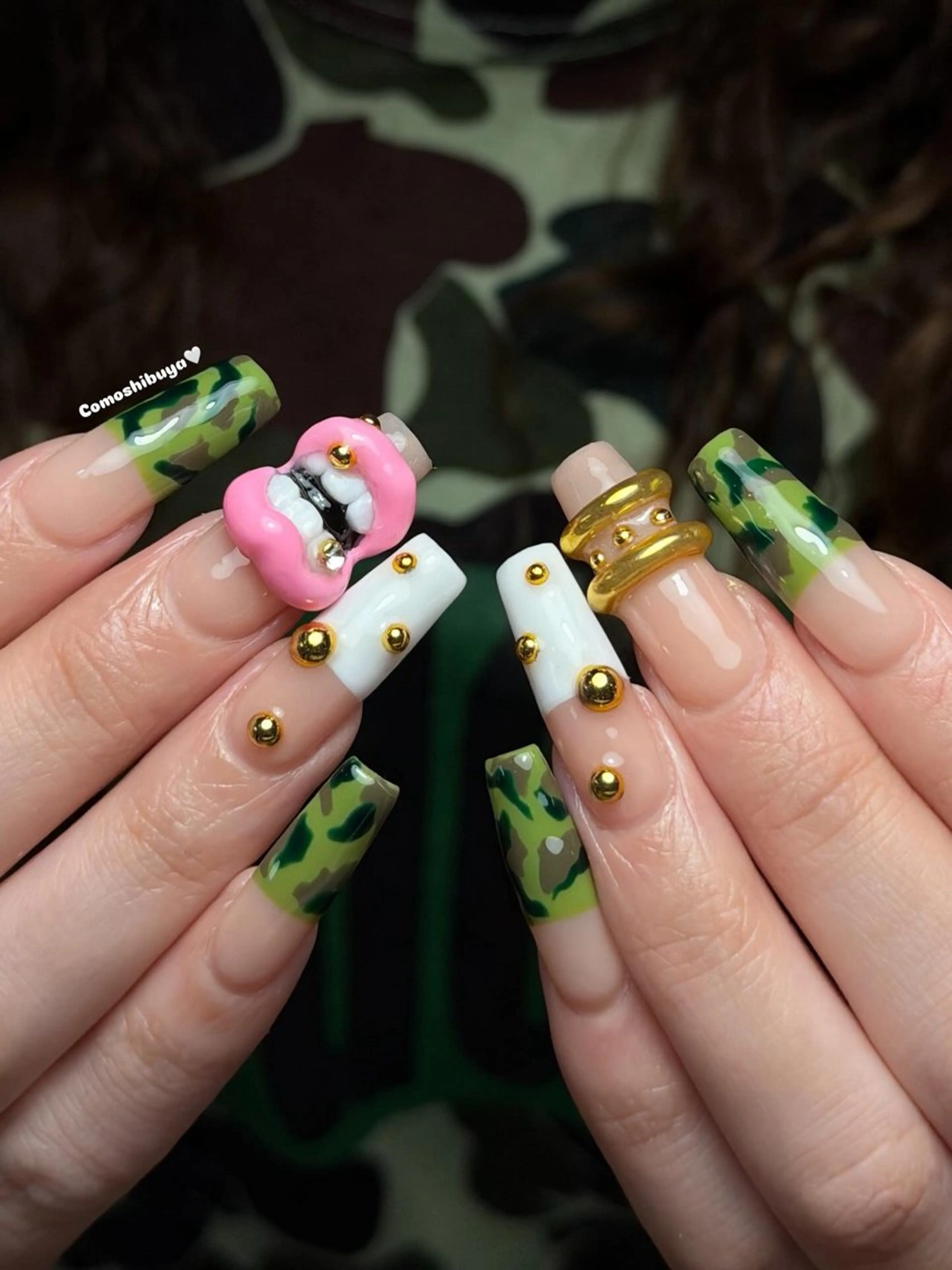 ネイル 韓国ネイル シンプルネイル ワンホンネイル CoMo Nail Studio所属・CoMo Nailのネイルデザイン