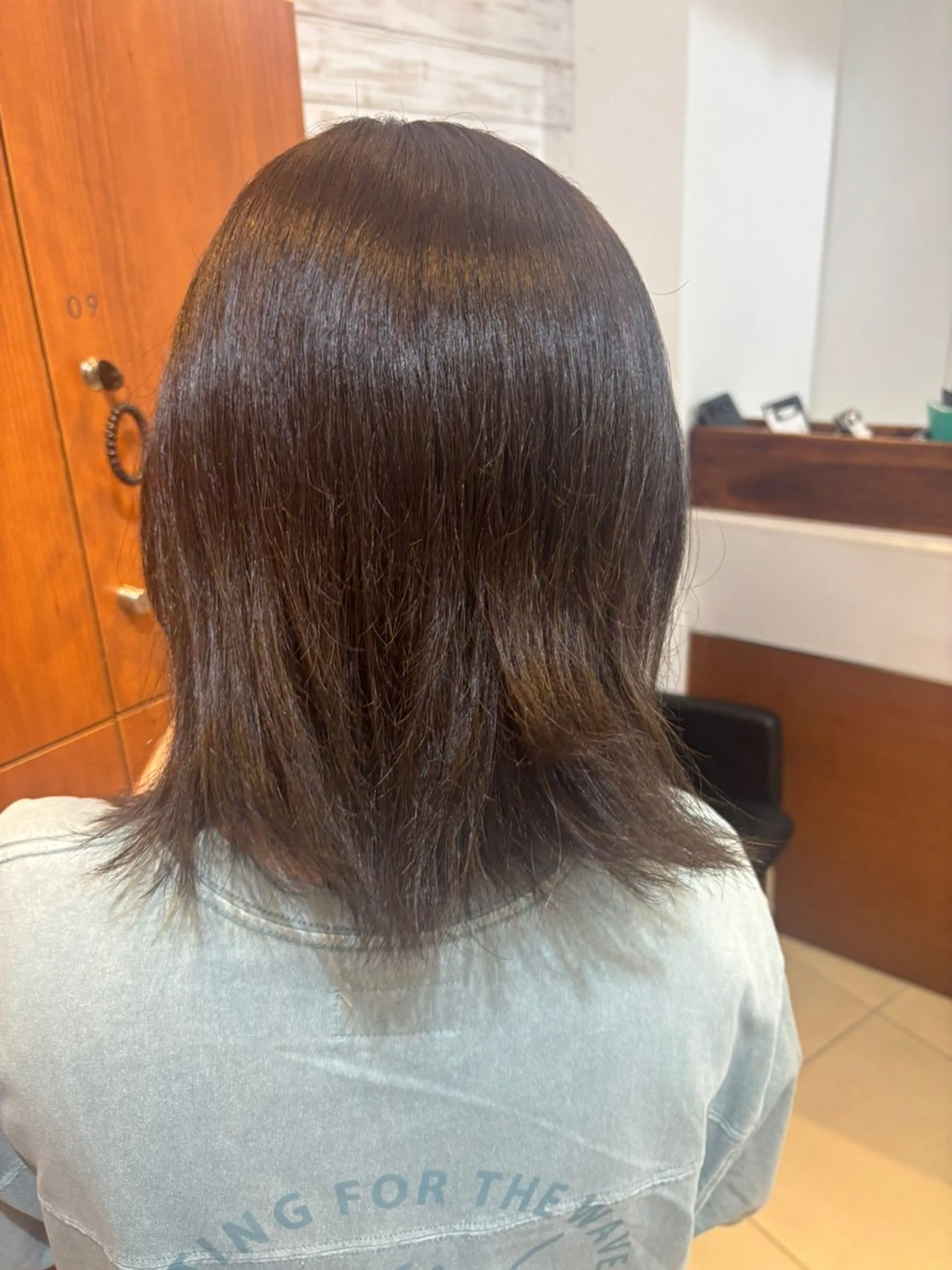 ミディアム カラー ヘアカラー トリートメント ☁🫧縮毛矯正 /春奈🪽🫧のヘアスタイル