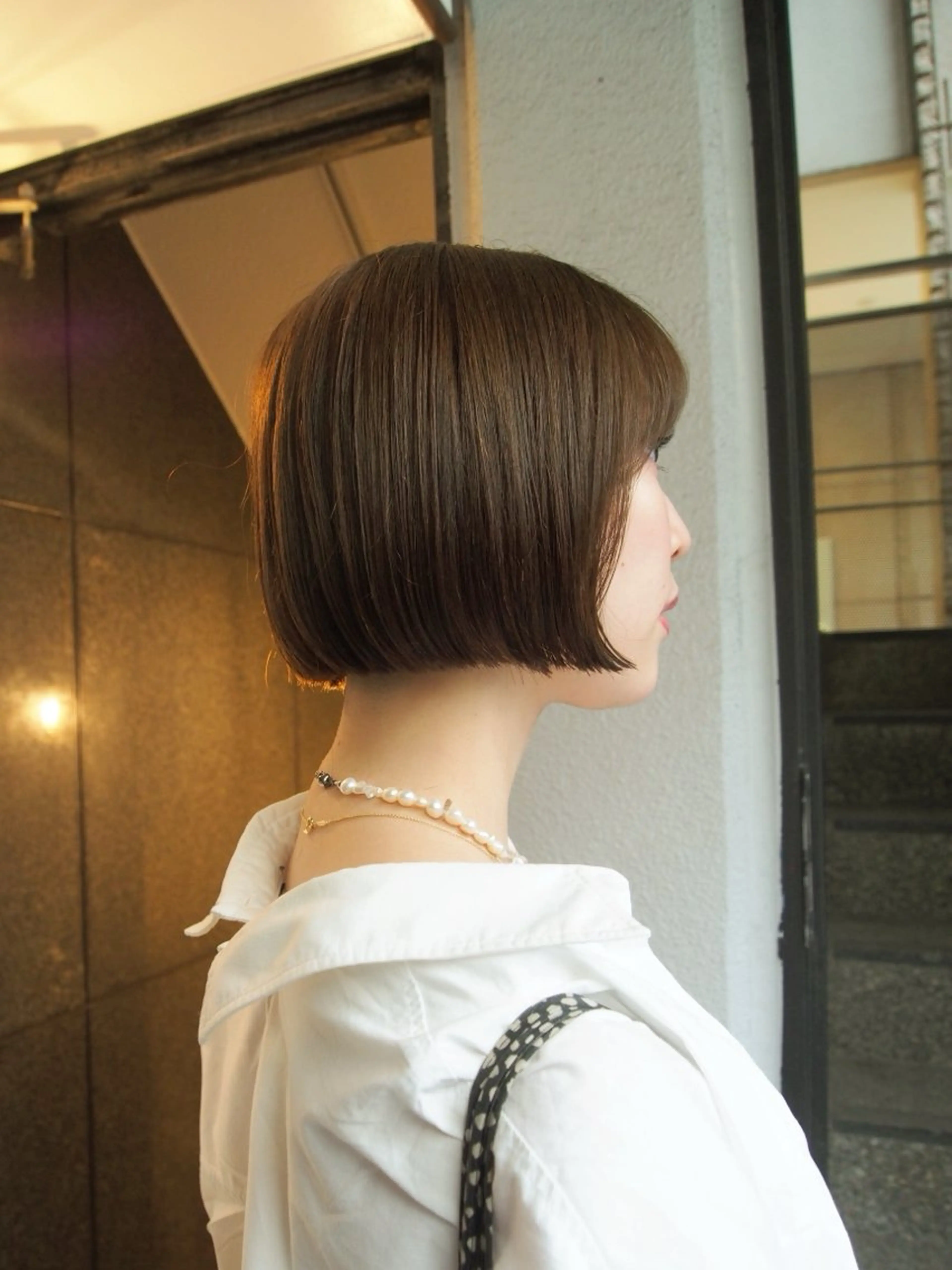 ミディアム カット ヘアカラー トリートメント 似合わせパーマ 🌼カンナのヘアスタイル