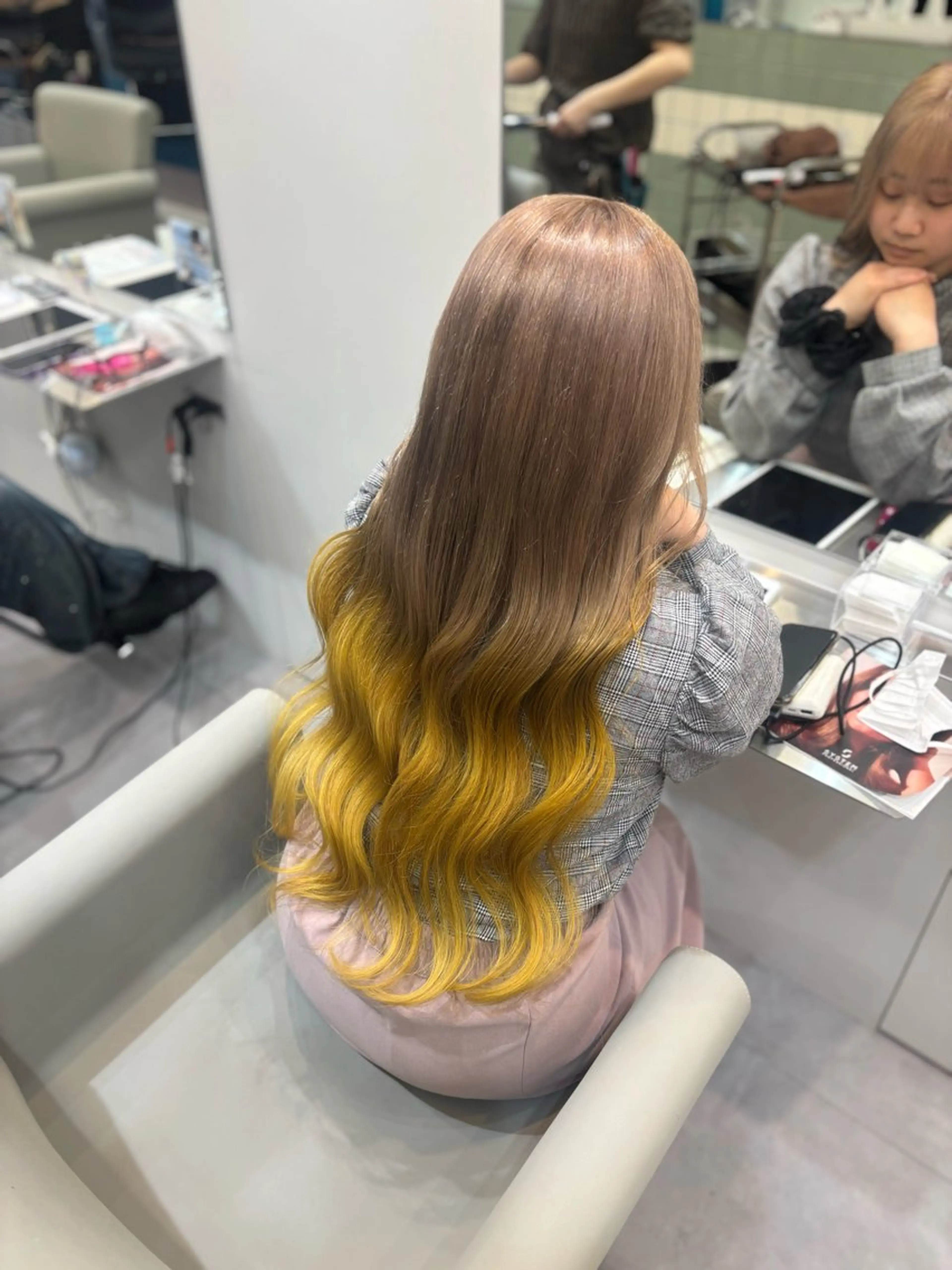 ロング カラー 顔周りカット/ボブ/ ツヤ髪/coconaのヘアスタイル