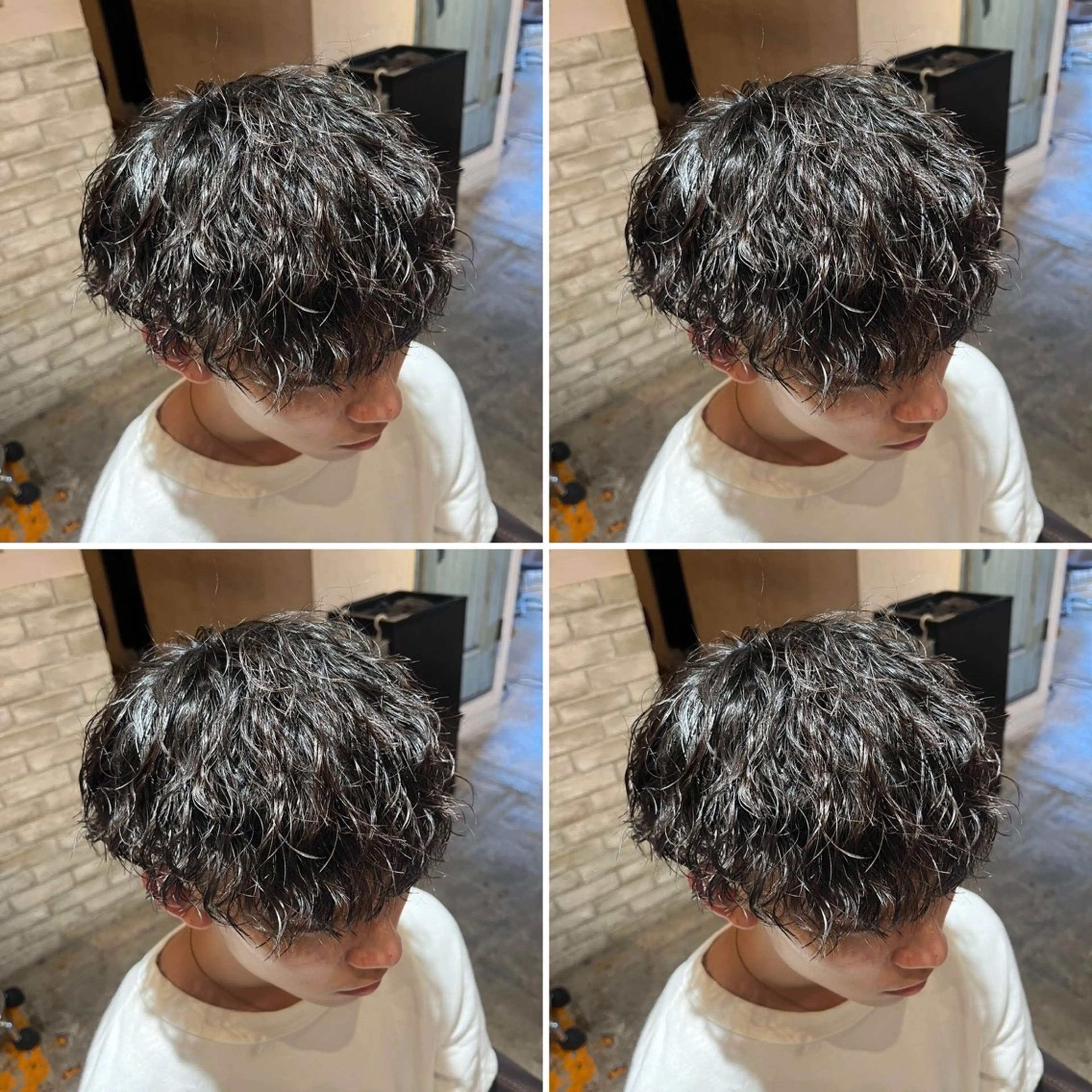 パーマ メンズ カット パーマ トリートメント ヘアセット 👑メンズパーマ特化 店長望月謙二郎👑のヘアスタイル