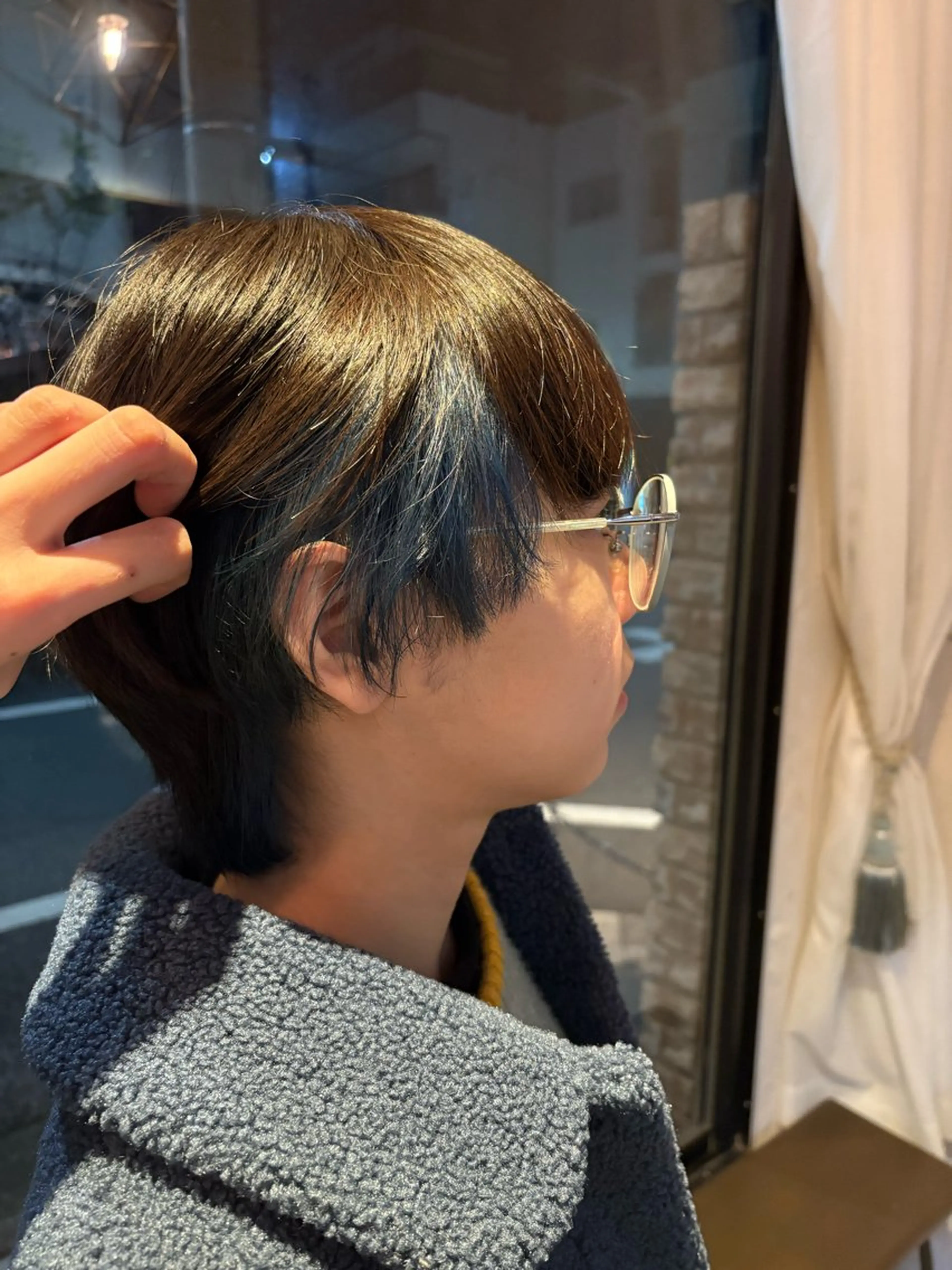 ショート ヘアカラー かりん髪質改善 /メンズカットのヘアスタイル