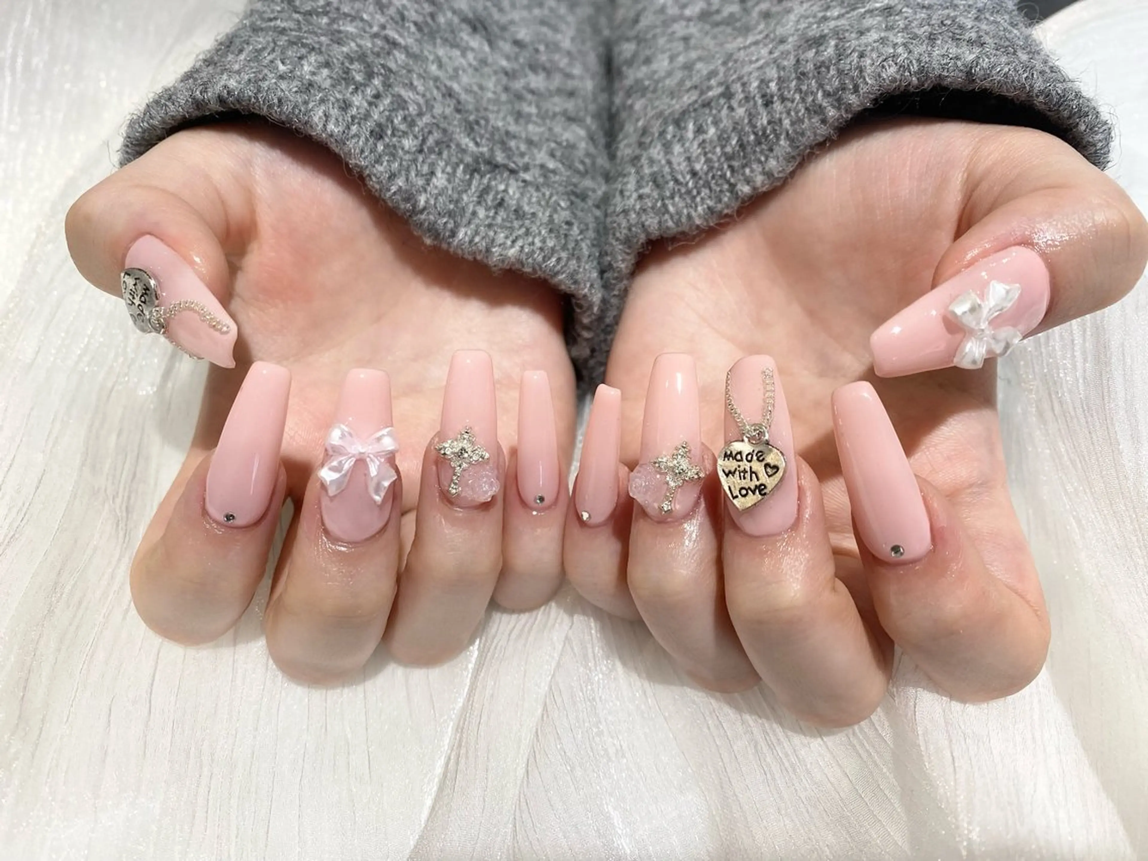 ネイル 長さ出し 持ち込み ♡うるちゅるネイル♡ Julianaのネイルデザイン