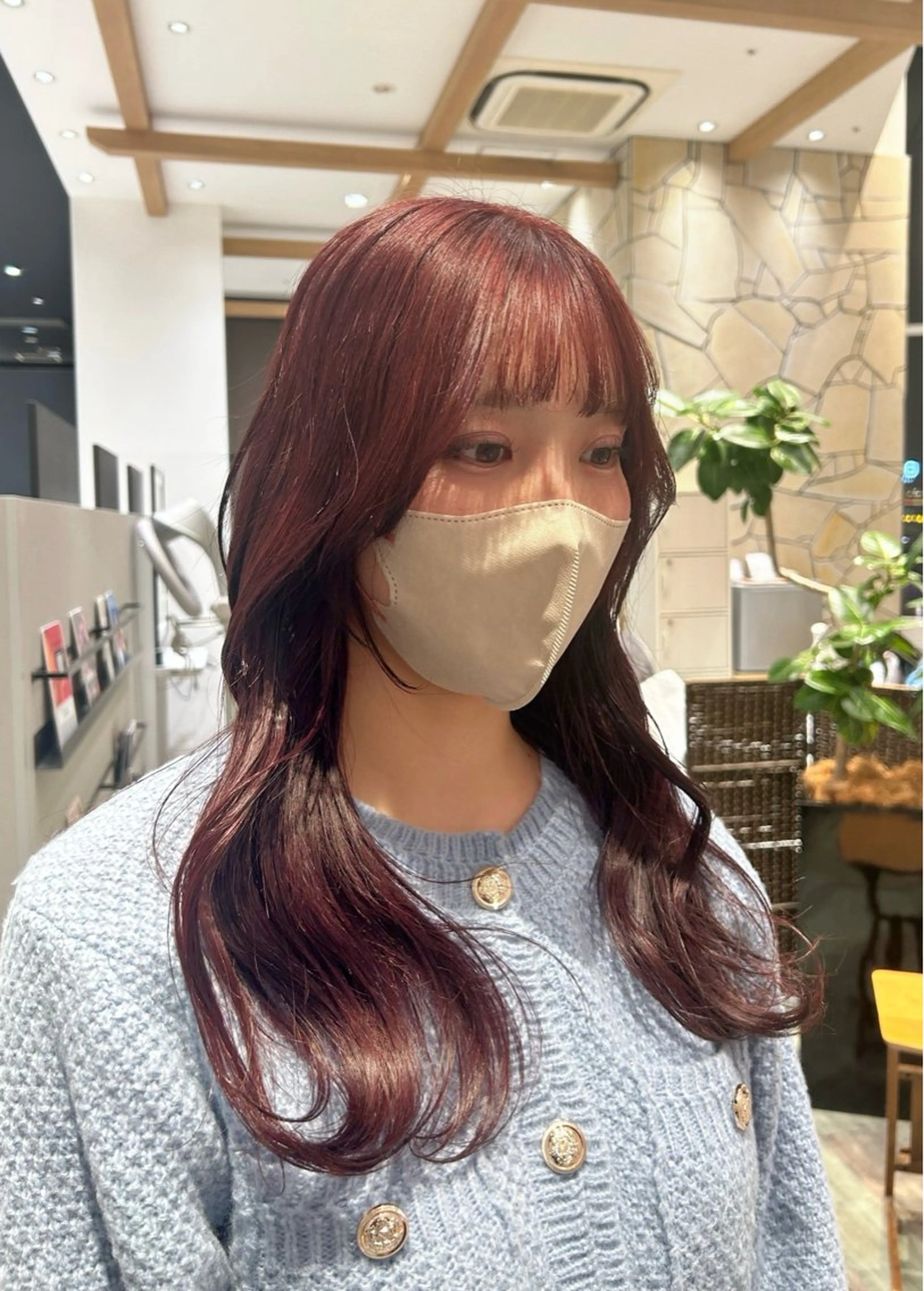 ロング ヘアカラー トリートメント k-twoあべのキューズモール店所属・k-two☁あべの/ 艶感カラー/Touaのヘアスタイル