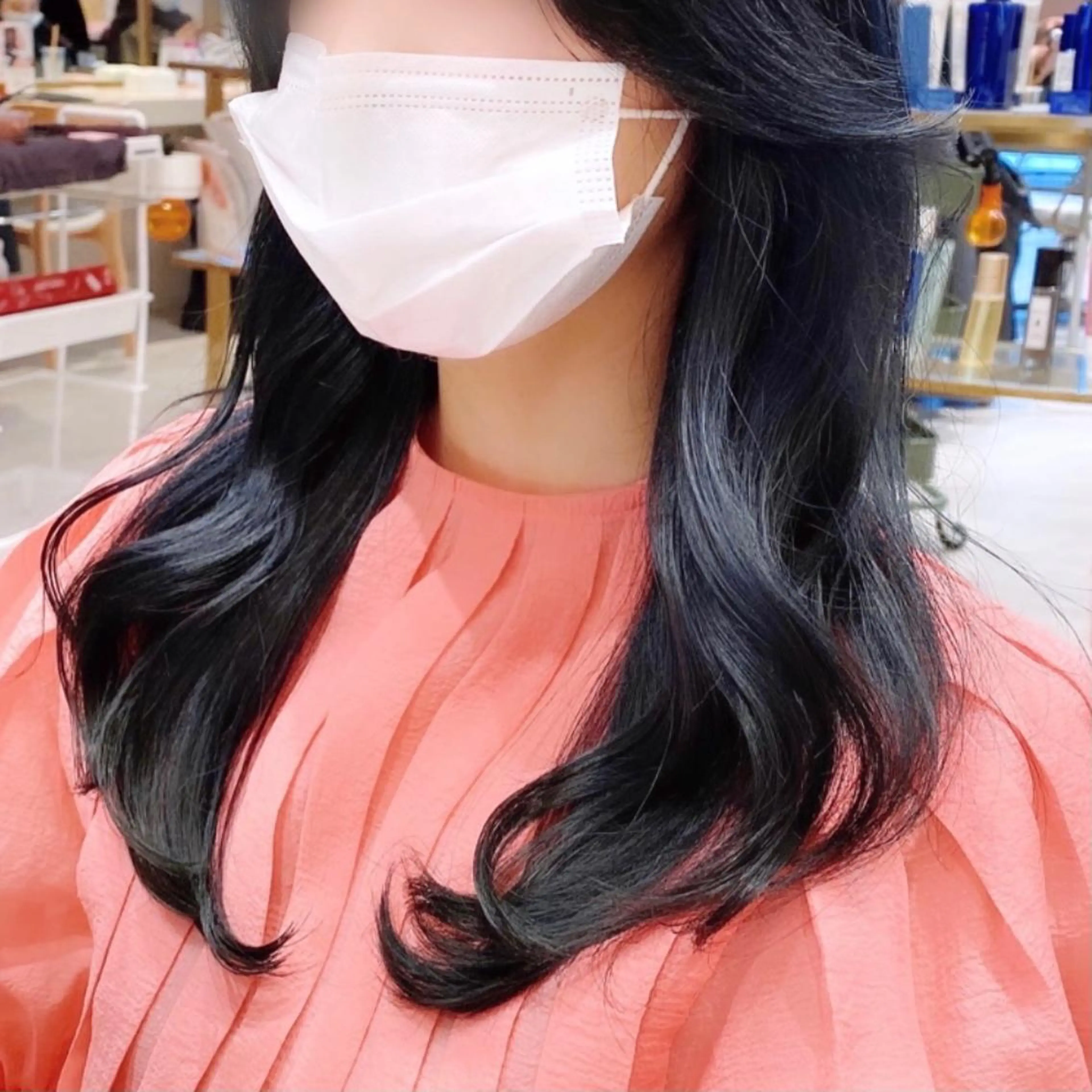 セミロング カット ヘアカラー トリートメント 韓国くびれレイヤー 🇰🇷はづきのヘアスタイル