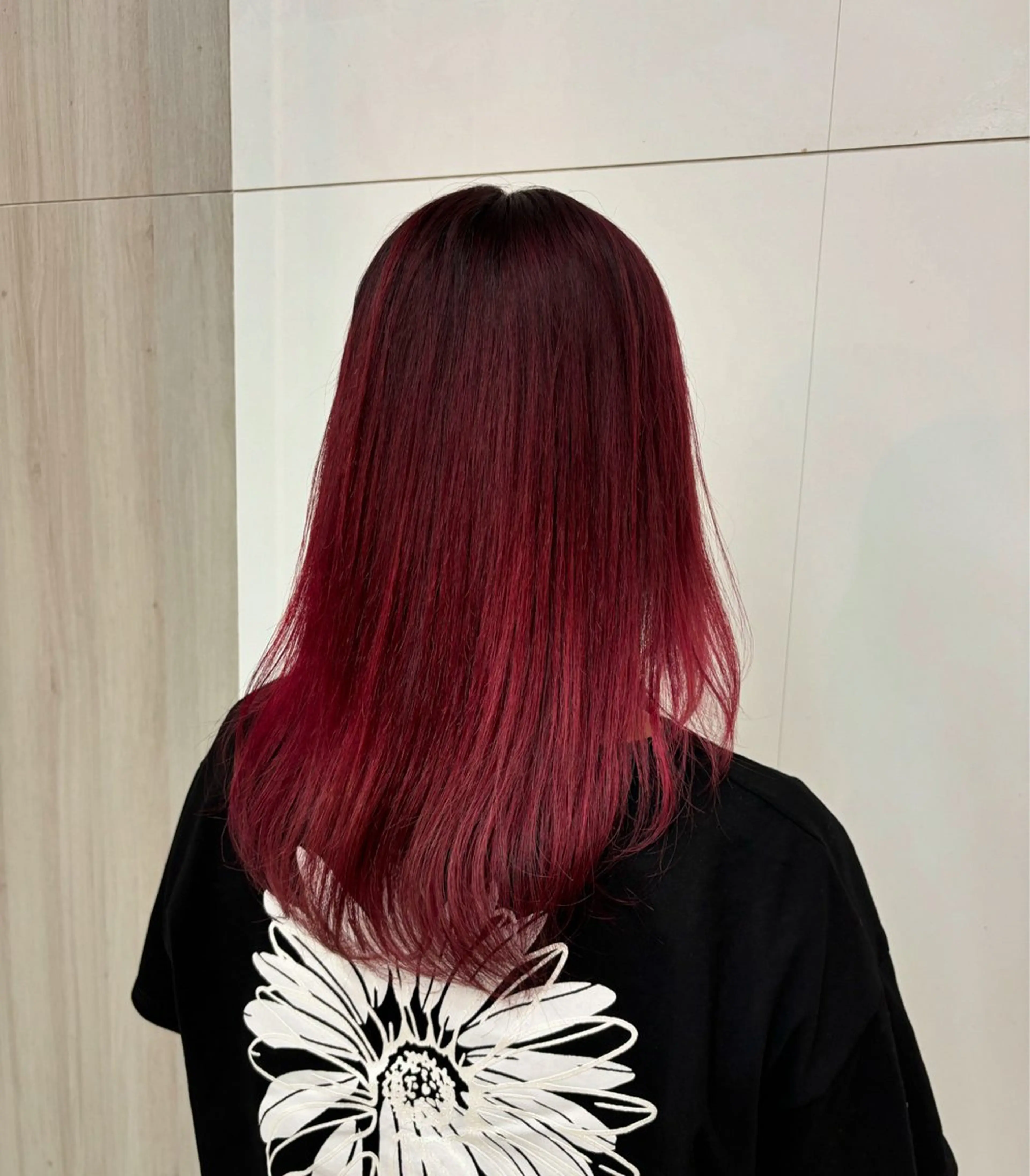 ミディアム 西宮/トレンドカラー /美馬本紅亜のヘアスタイル