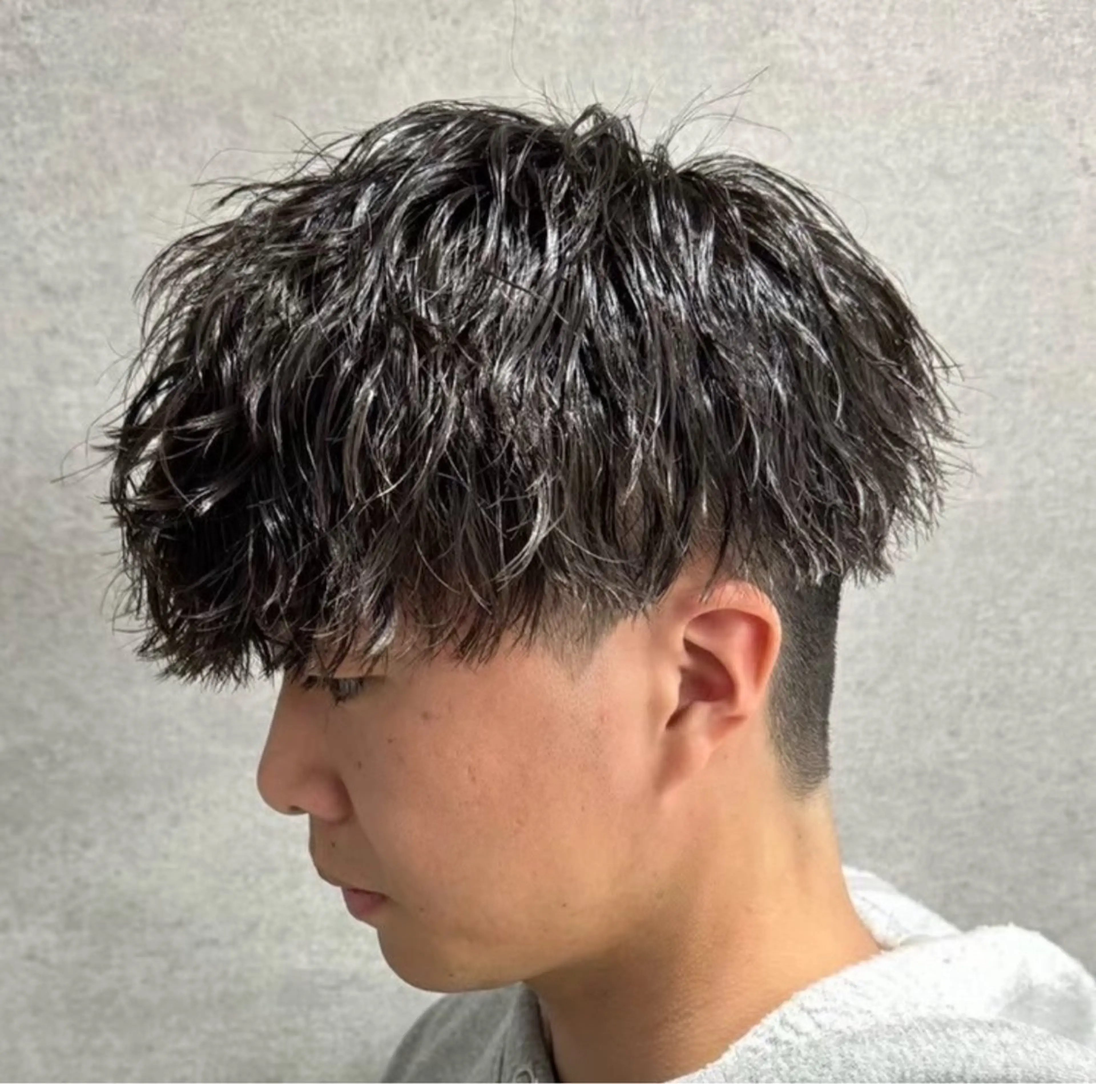 ショート パーマ メンズ 🖤Ayumi🖤 メンズ特化❤️‍🔥のヘアスタイル